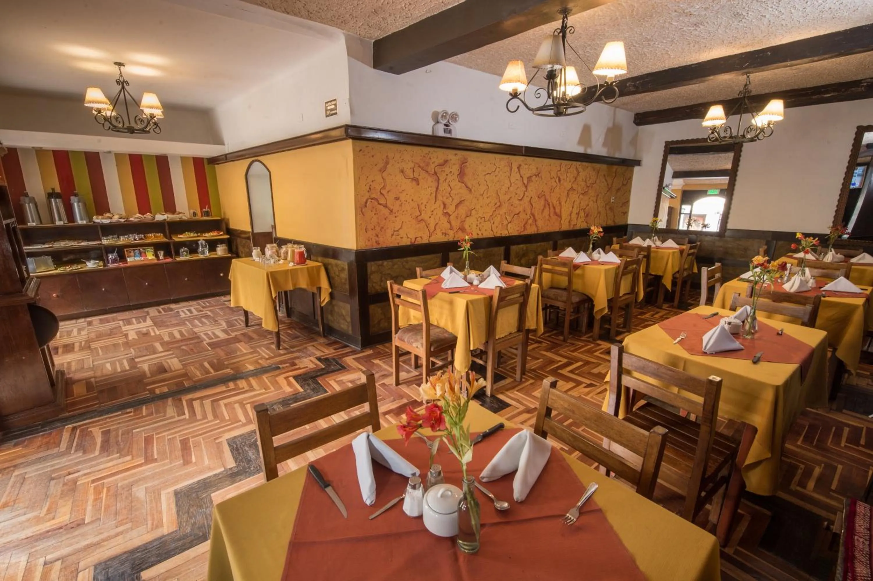 Breakfast in Hotel Oblitas Plaza de Armas Cusco