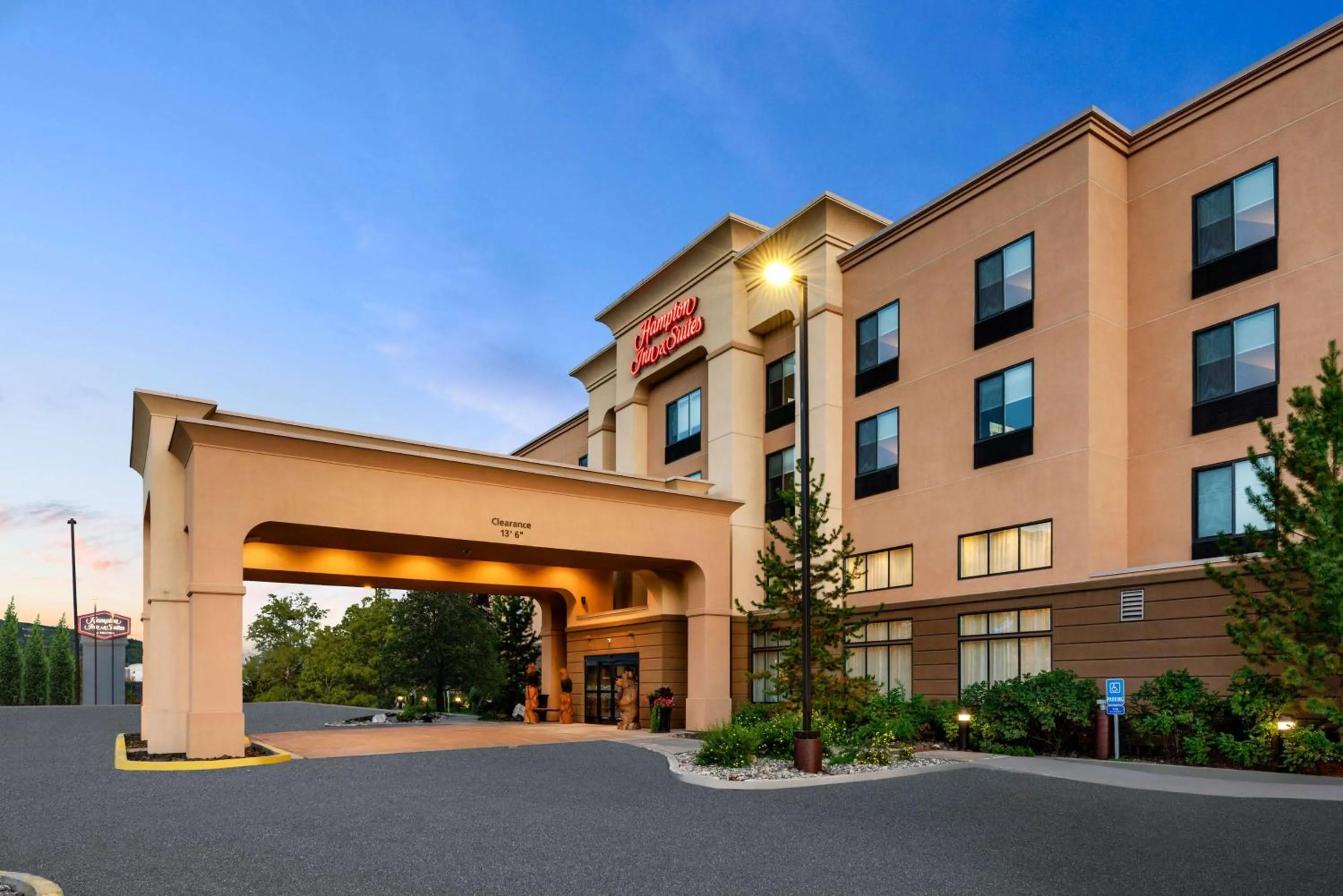Property building in Hampton Inn & Suites Fairbanks