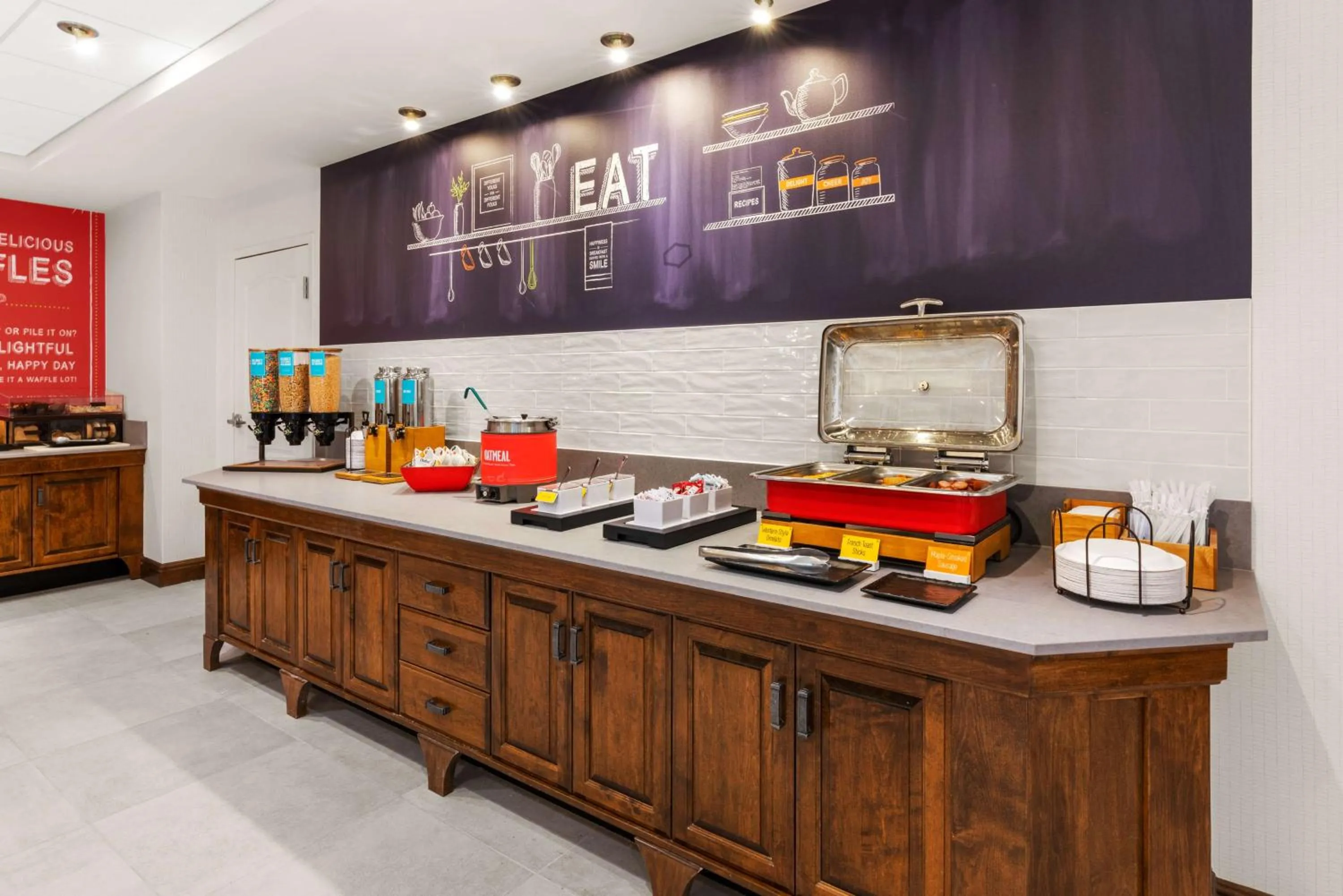 Breakfast in Hampton Inn & Suites Fairbanks