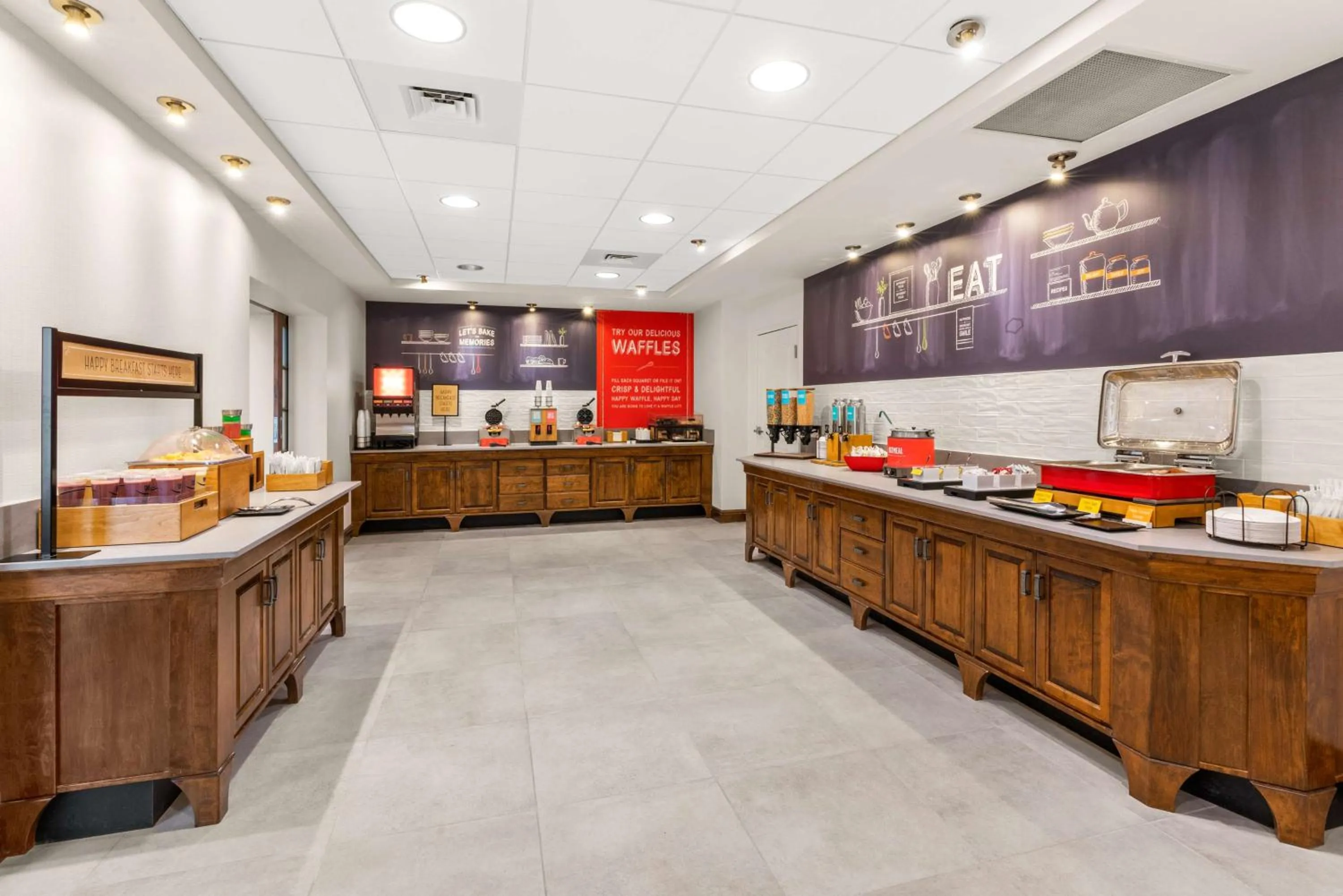 Breakfast in Hampton Inn & Suites Fairbanks