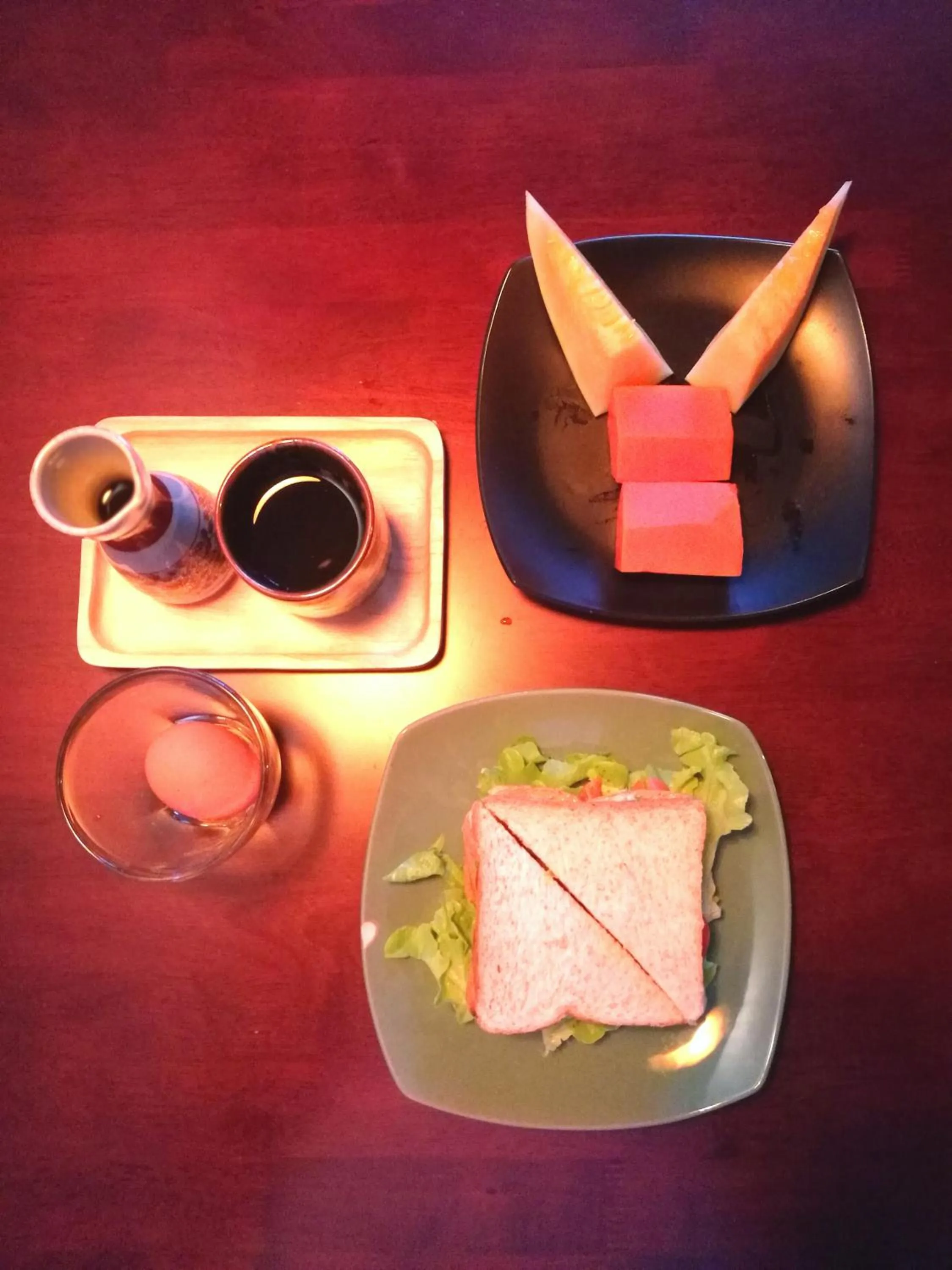 Breakfast in Phobphan Hostel