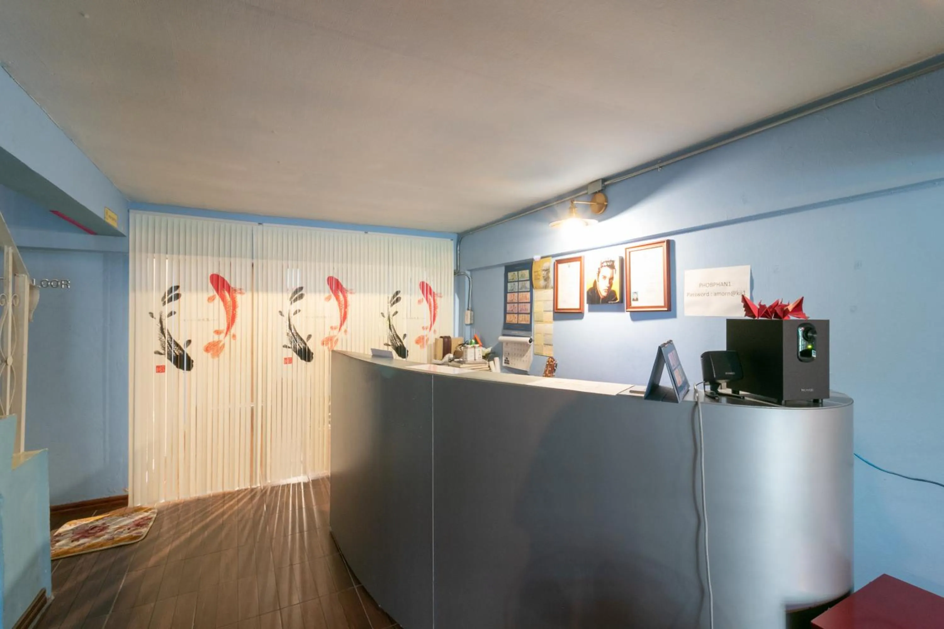 Lobby or reception in Phobphan Hostel