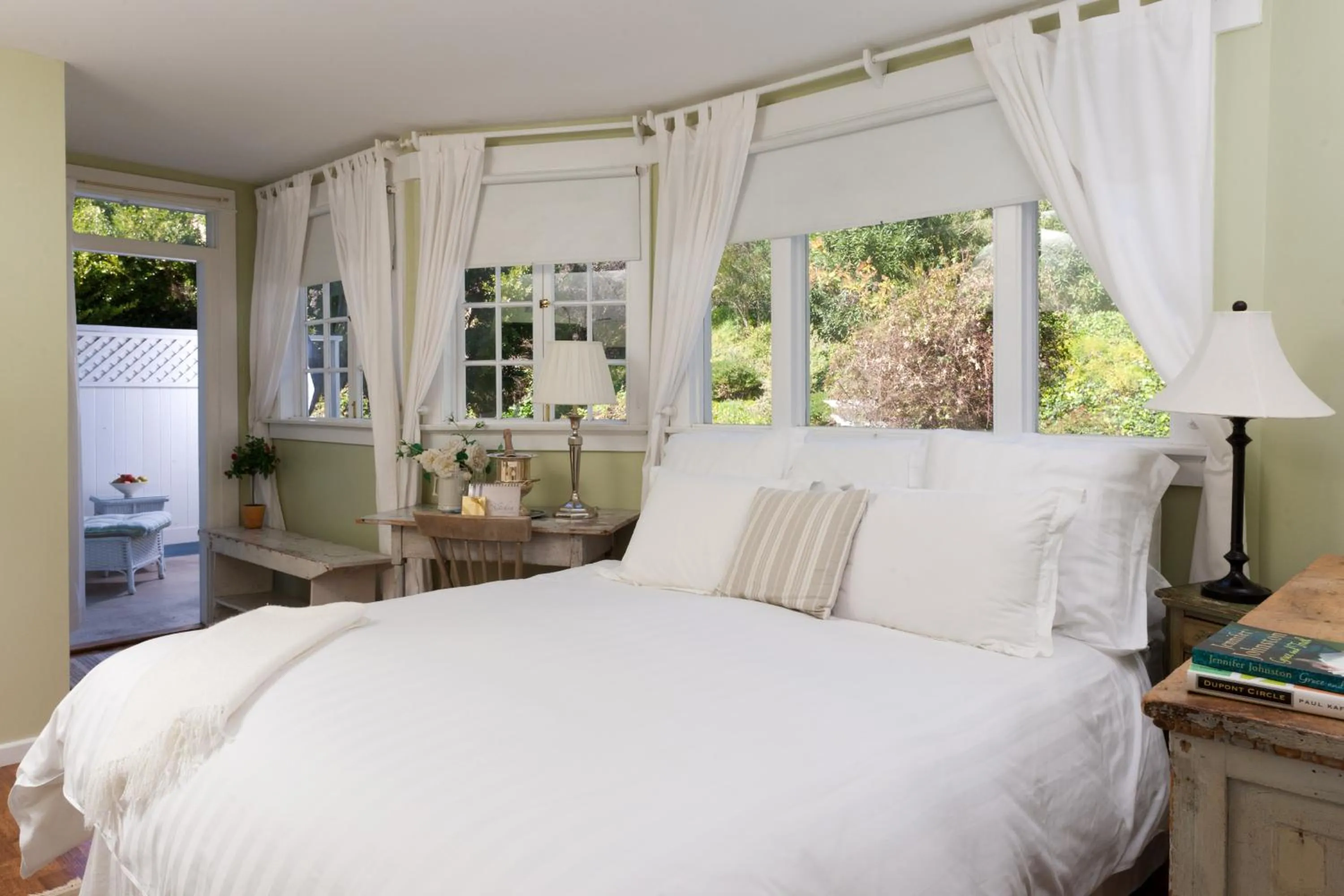 Bed in Channel Road Inn, A Four Sisters Inn