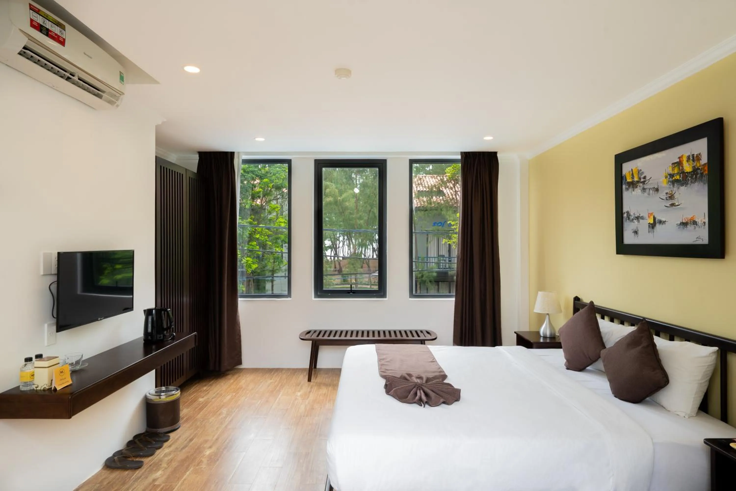 View (from property/room), Bed in KA VILLA - AN BANG BEACH, Free pick up 3 nights