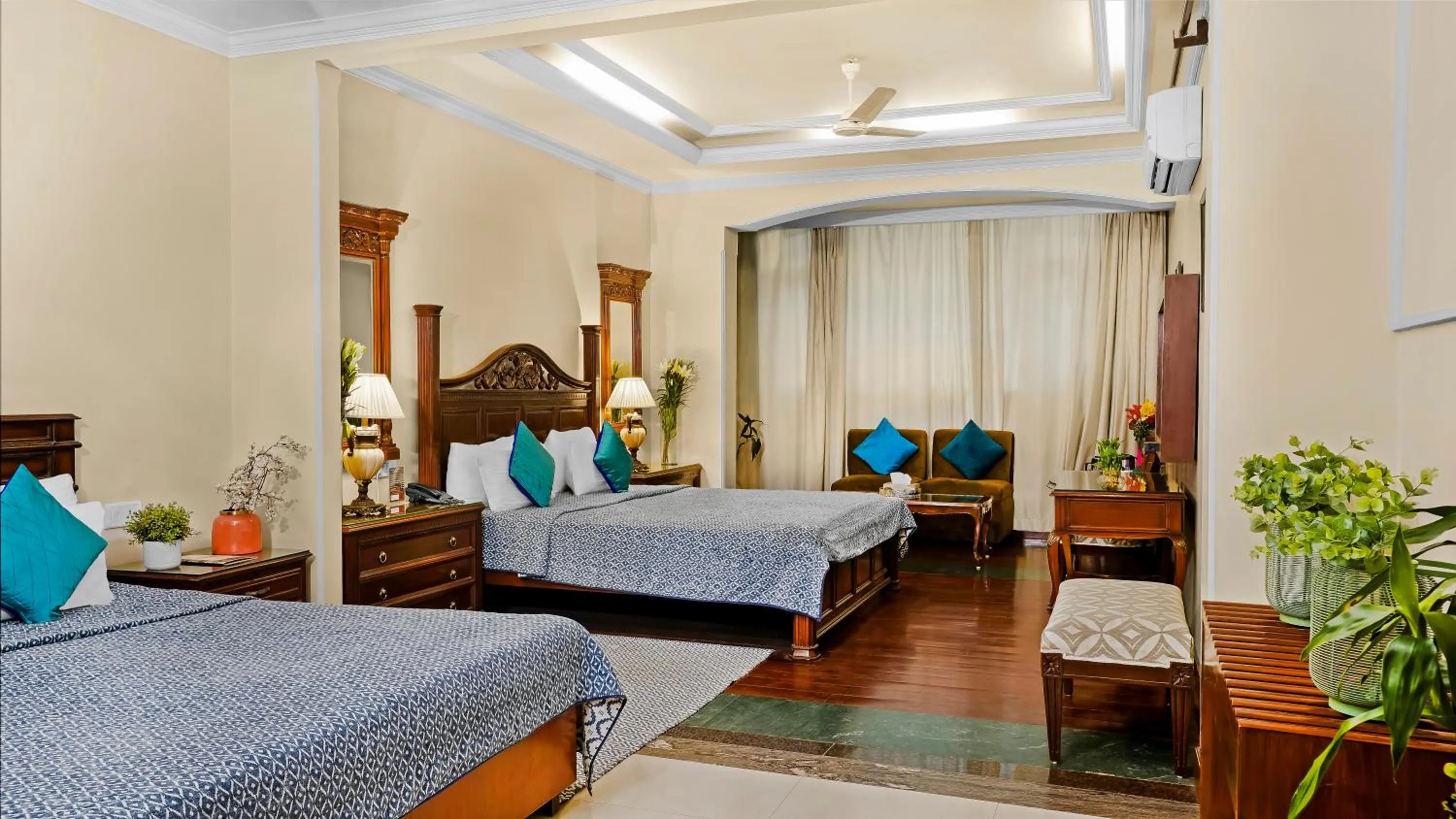 Photo of the whole room, Bed in Hotel Ajanta - Colonial Charm Award Winning Luxury Hotel in the Heart of the City