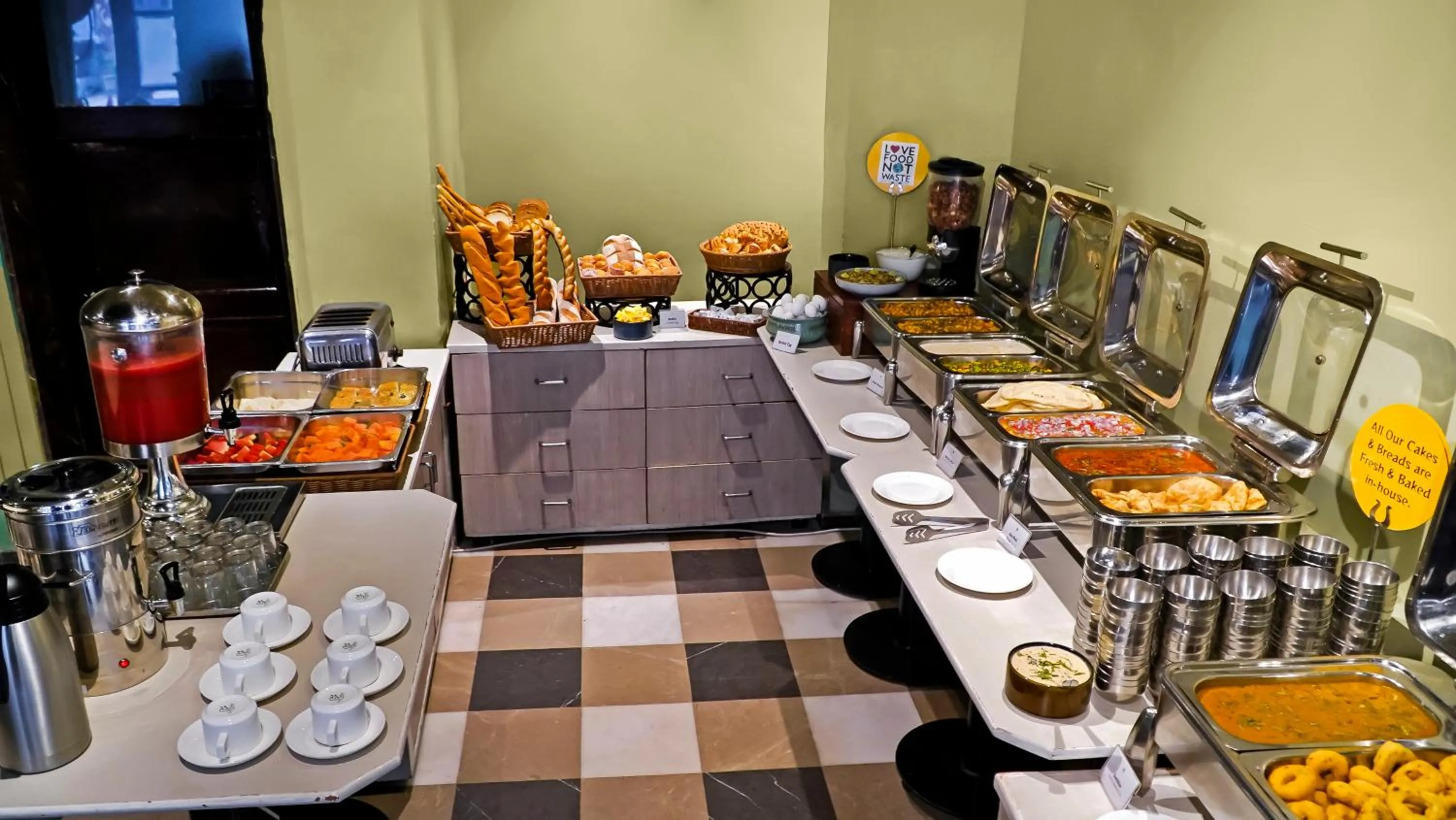 Buffet breakfast in Hotel Ajanta - Colonial Charm Award Winning Luxury Hotel in the Heart of the City