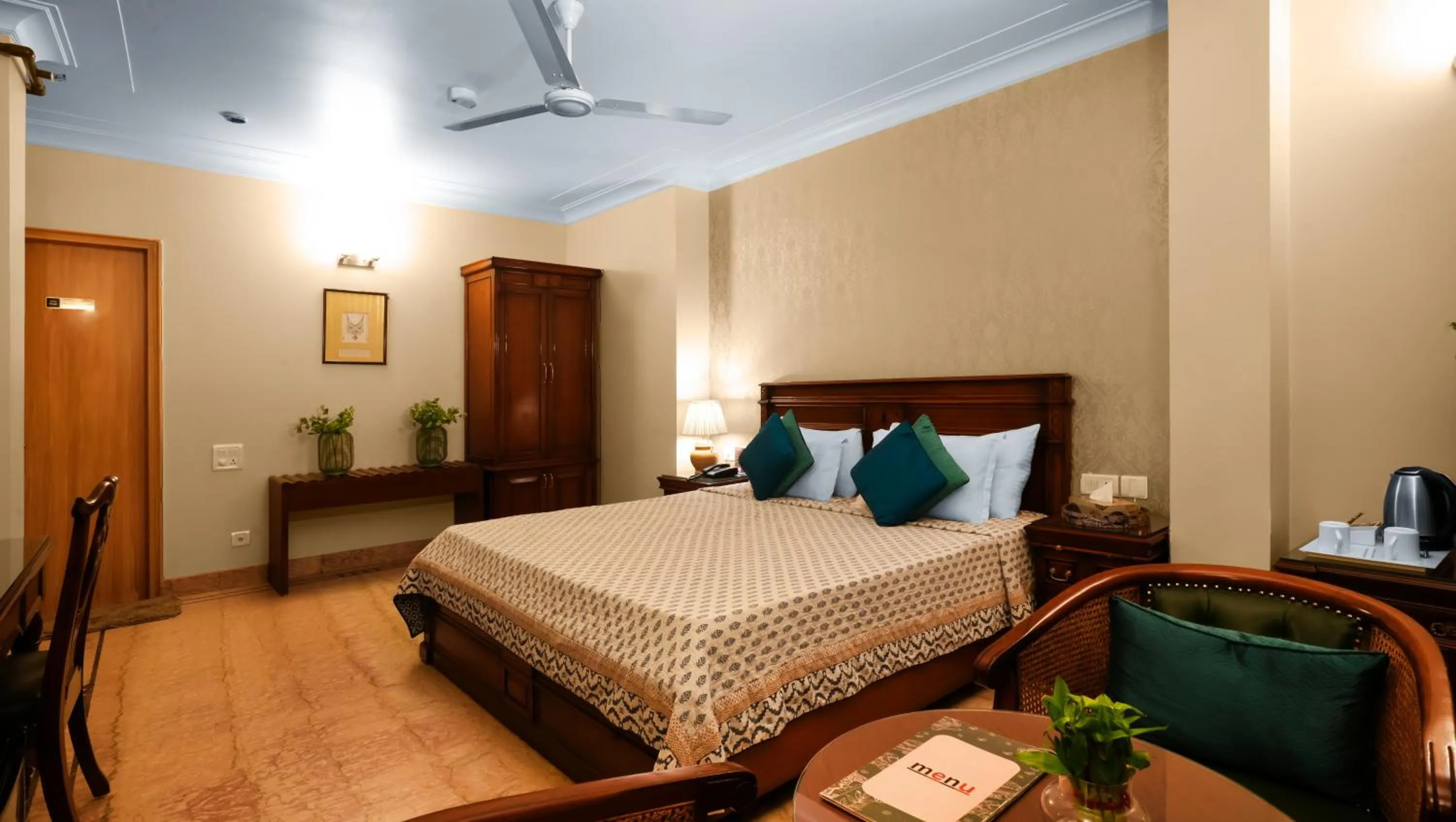 Bedroom, Bed in Hotel Ajanta - Colonial Charm Award Winning Luxury Hotel in the Heart of the City