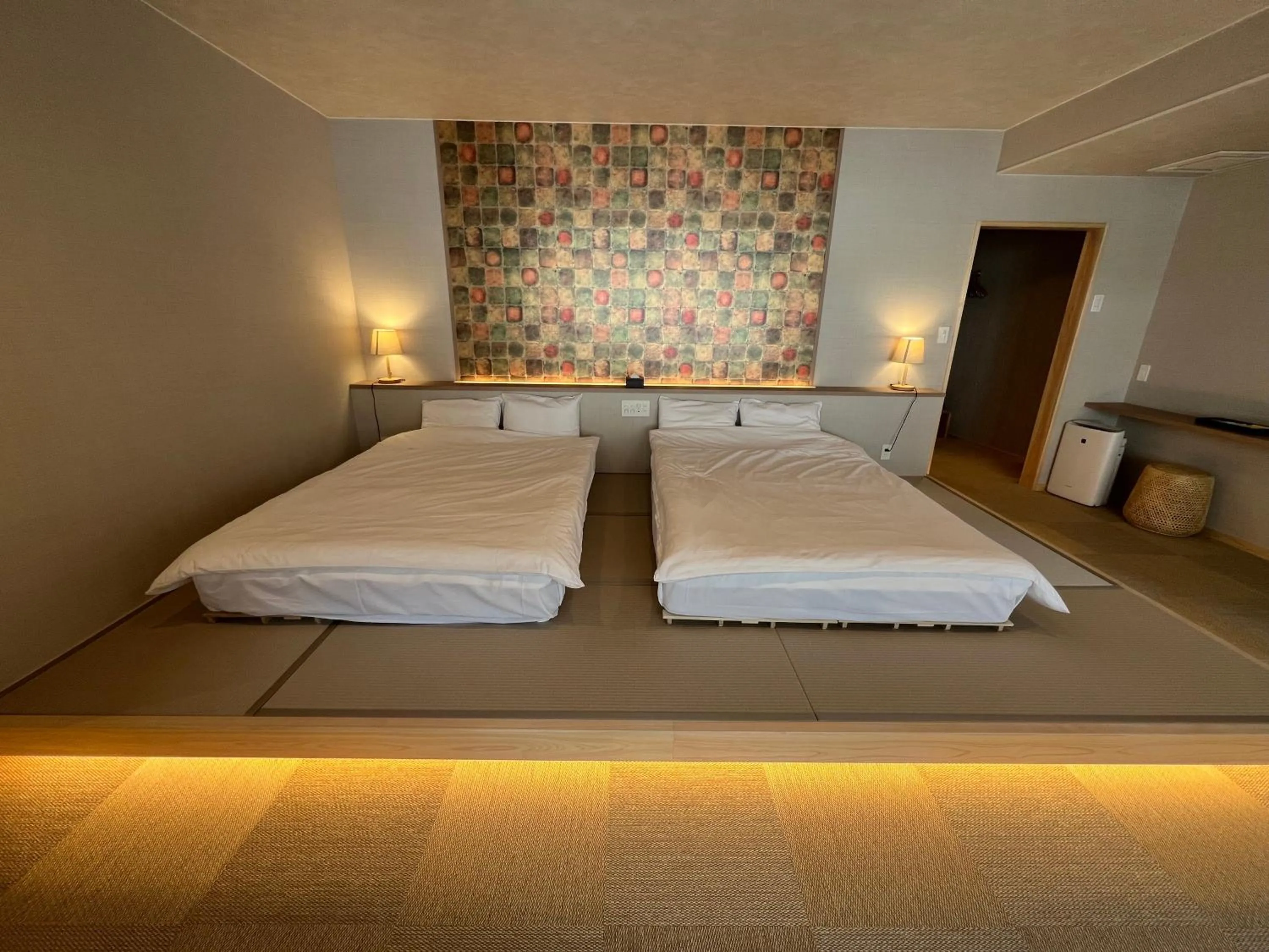 Bed in Kusatsu Hotel Bekkan Wata no Yu (Adult Only)