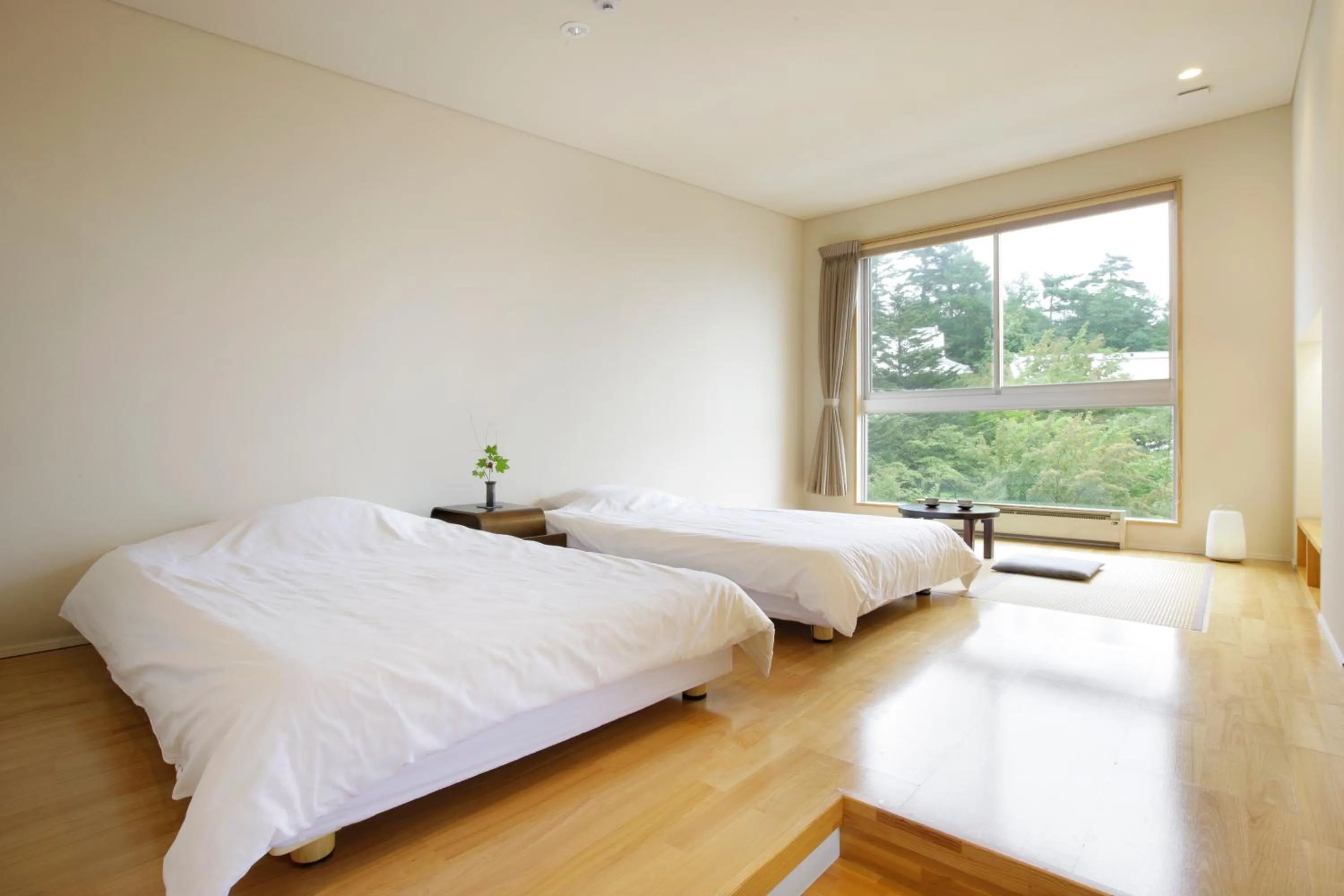 Bed in Kusatsu Hotel Bekkan Wata no Yu (Adult Only)