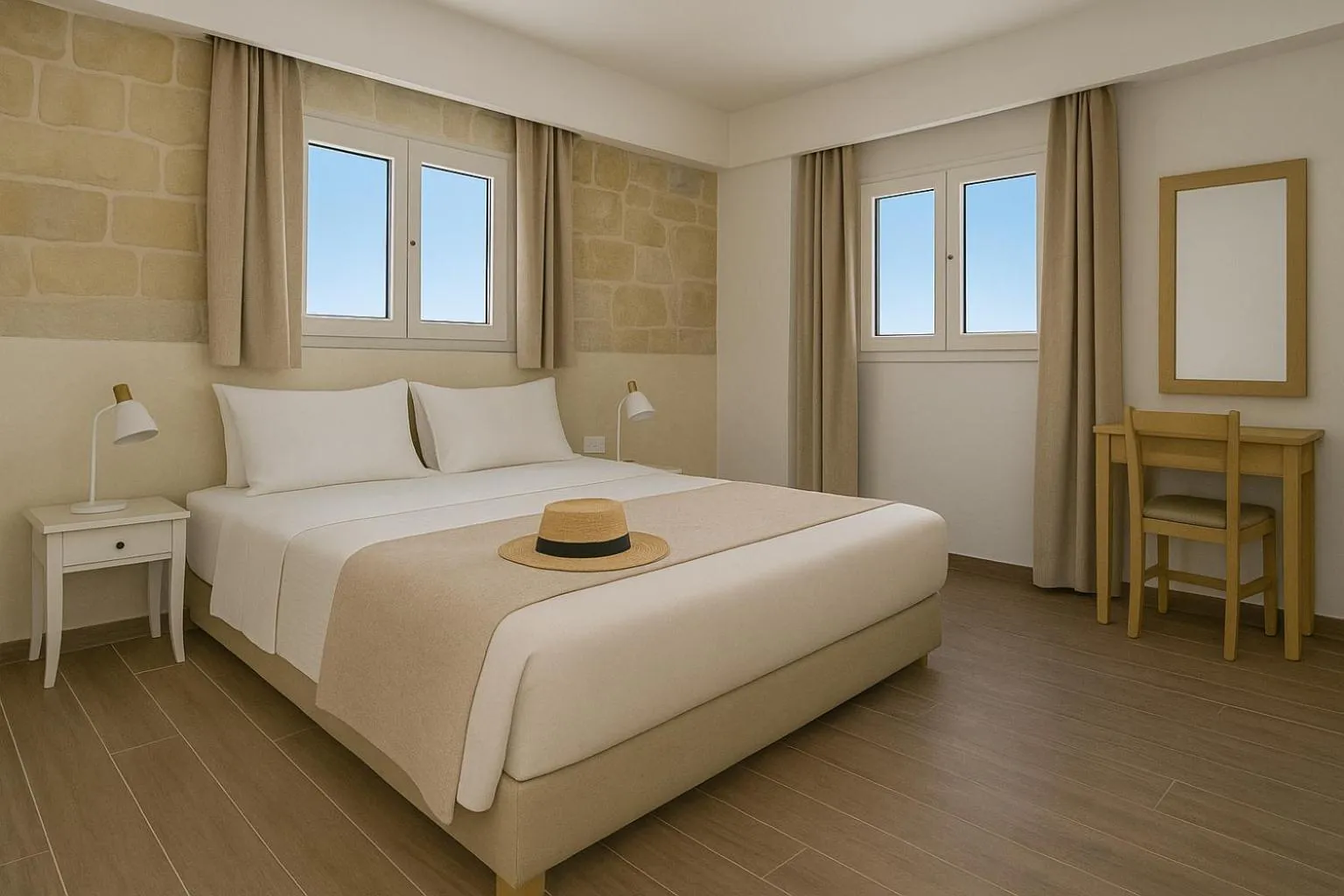 Photo of the whole room, Bed in Lofos Apartments