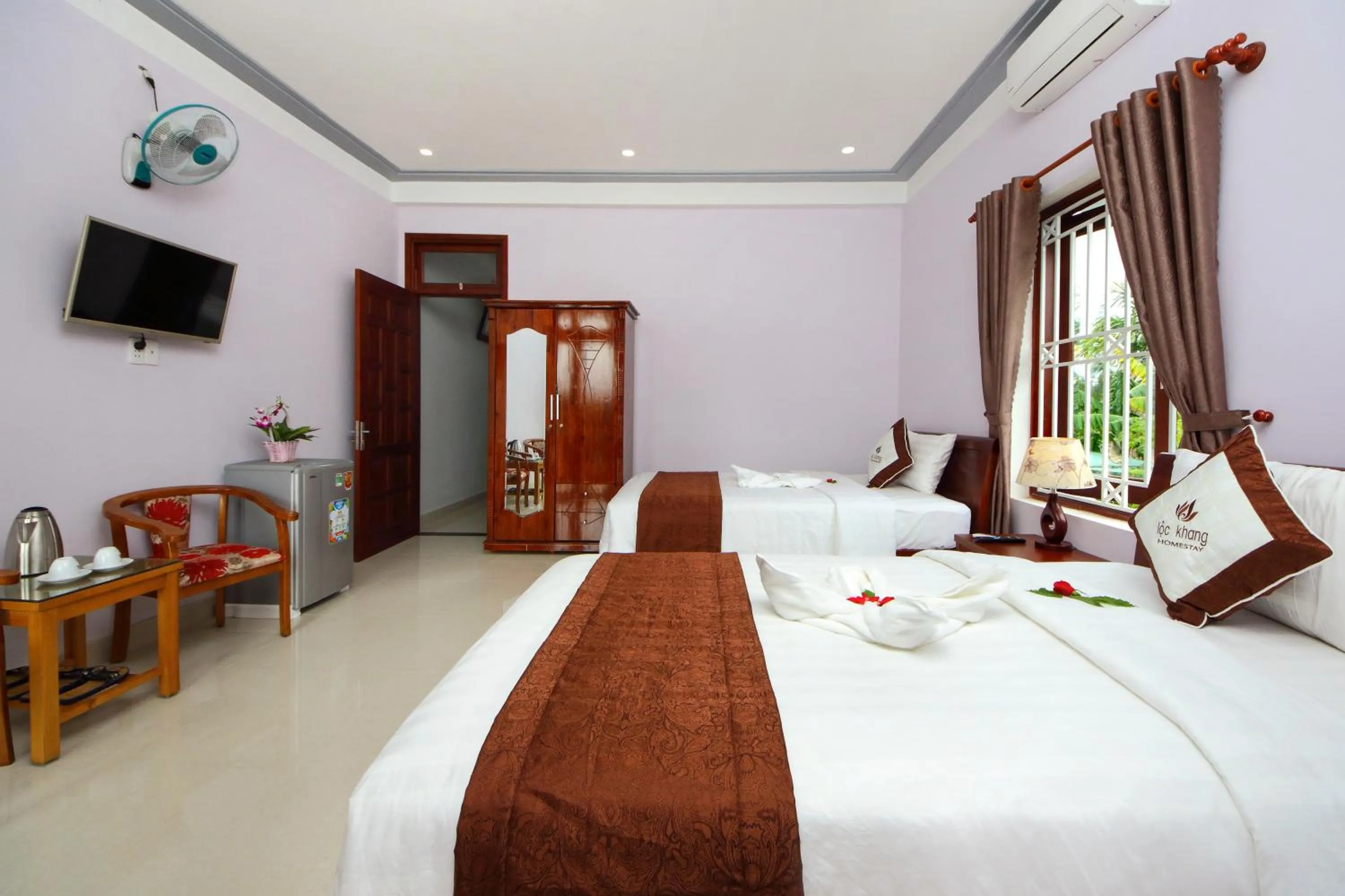 Bedroom, Bed in Loc Khang Homestay