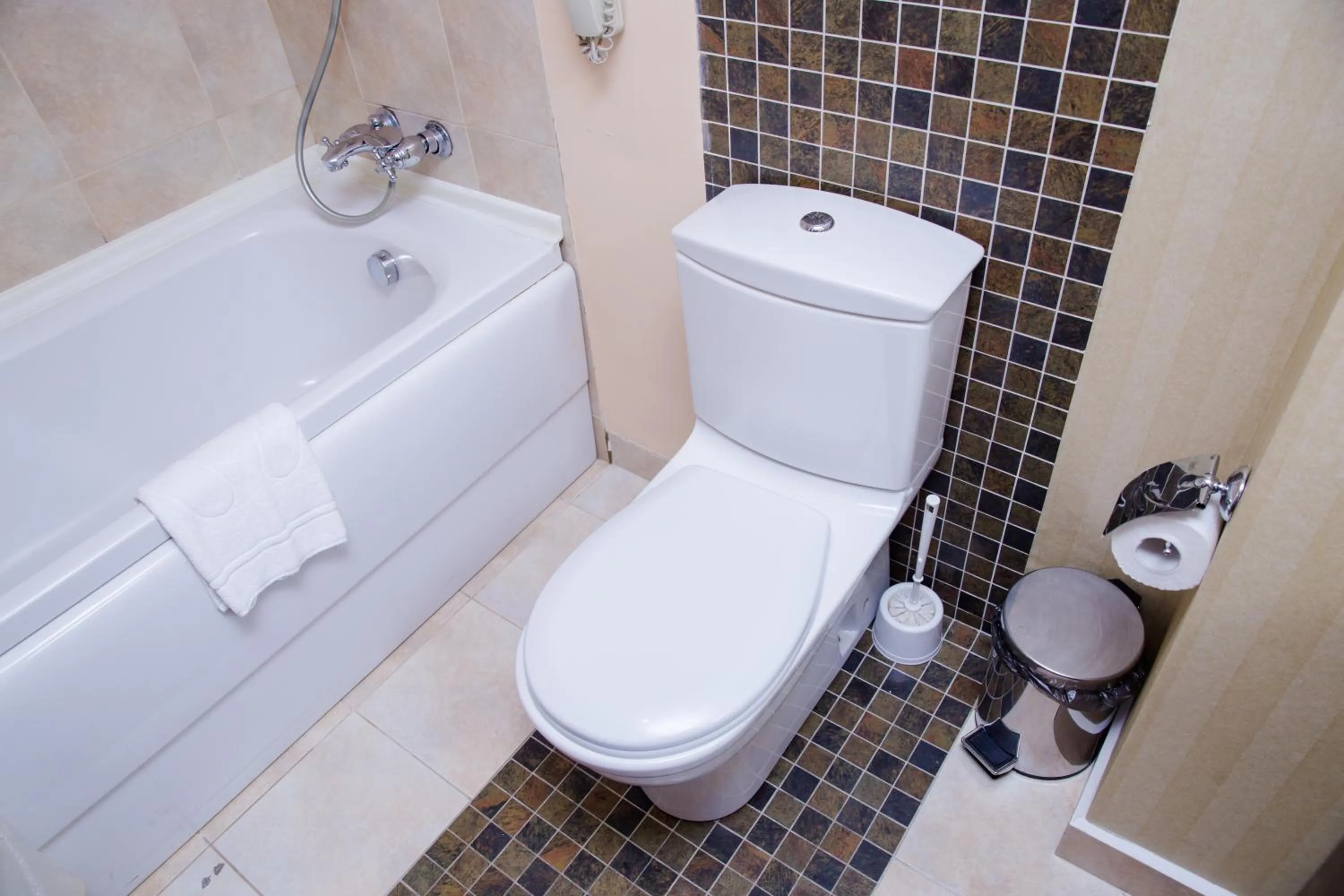 Toilet in Diplomat Hotel by AG Hotels Group
