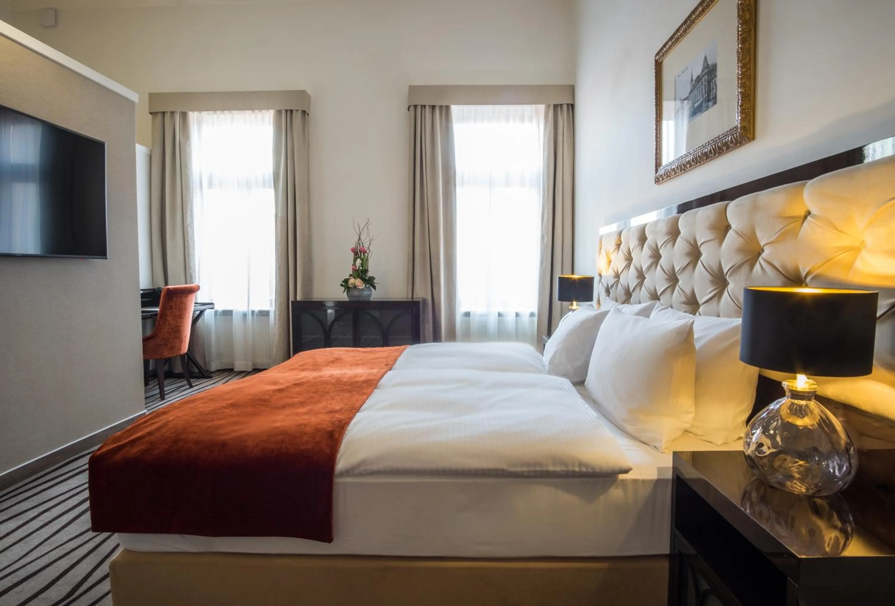 Bed in Boutique Hotel Slávia