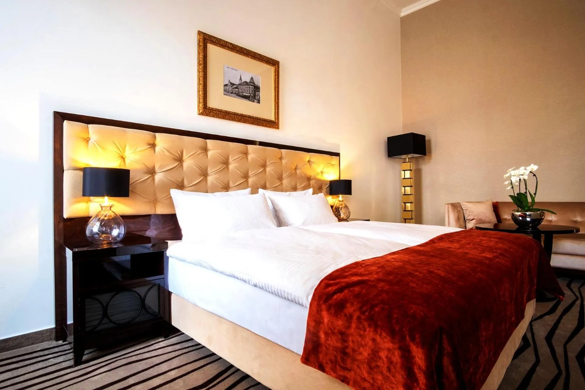 Bed in Boutique Hotel Slávia