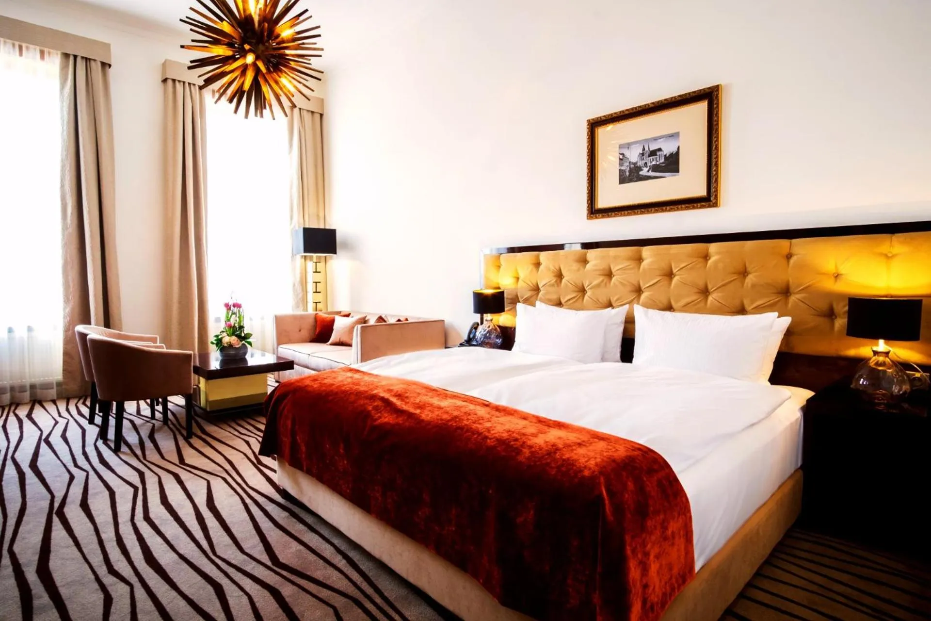 Deluxe Double Room with extra bed (2+2)  - single occupancy in Boutique Hotel Slávia