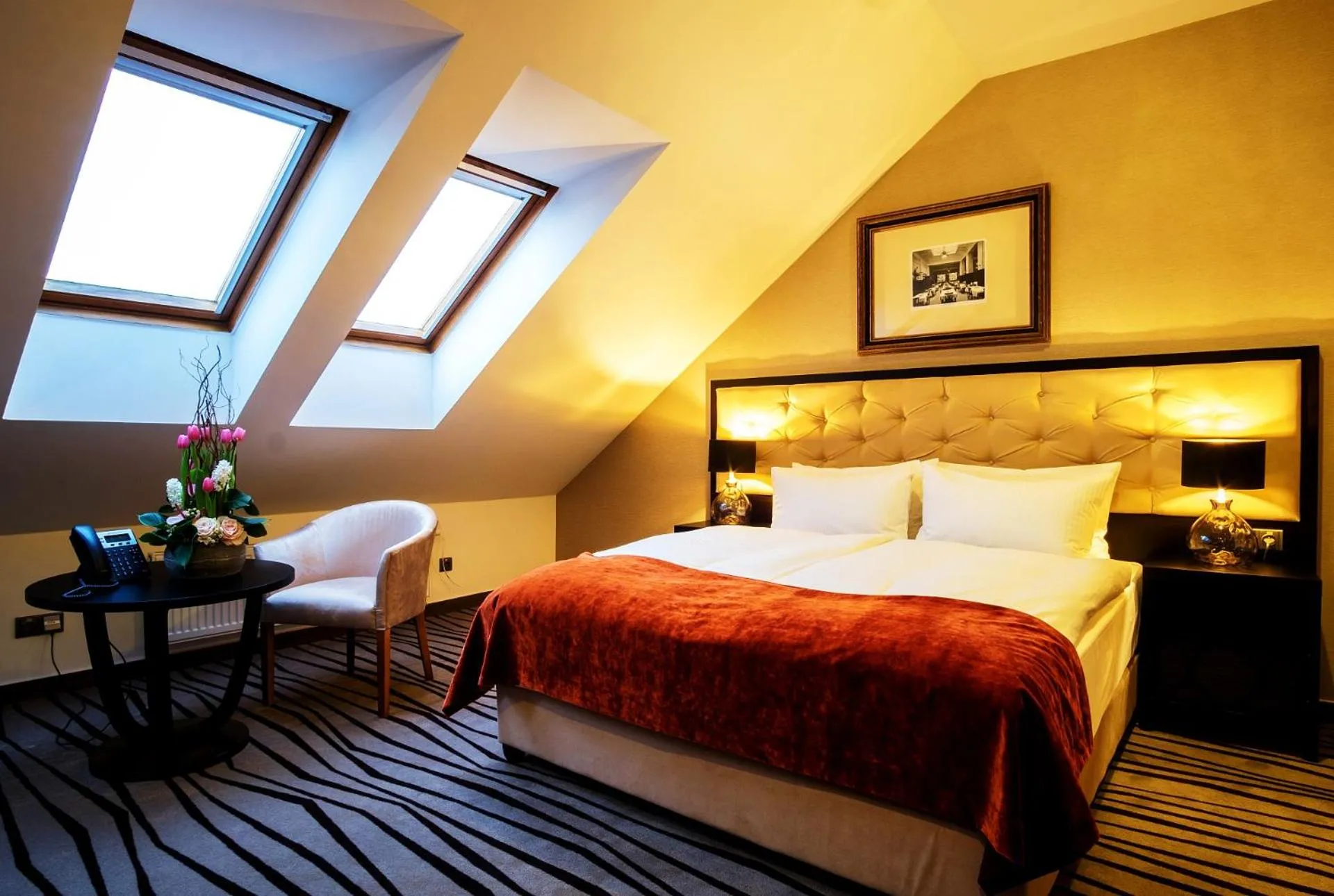 Bed in Boutique Hotel Slávia