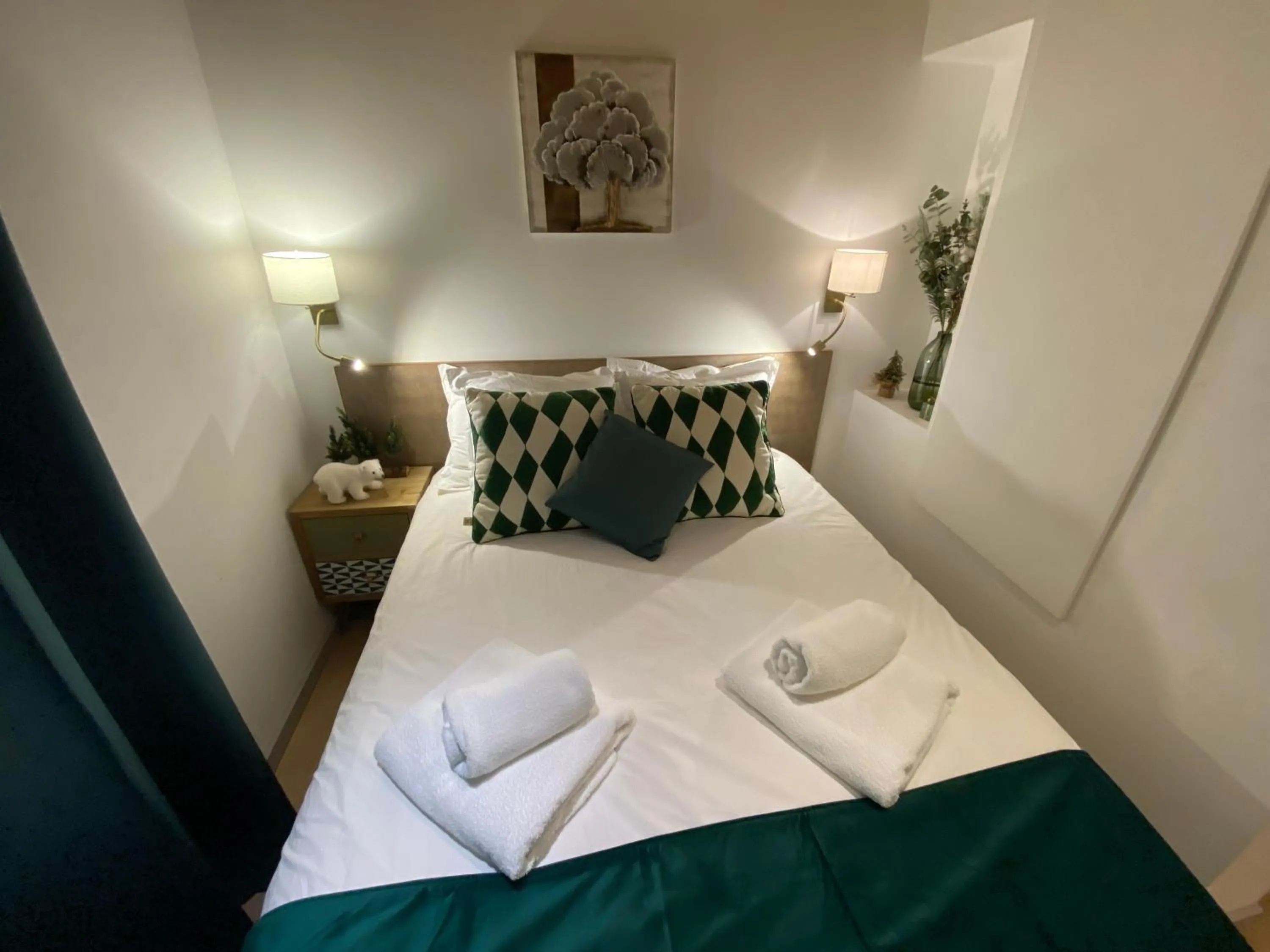 Bed in Relais Des Alpes