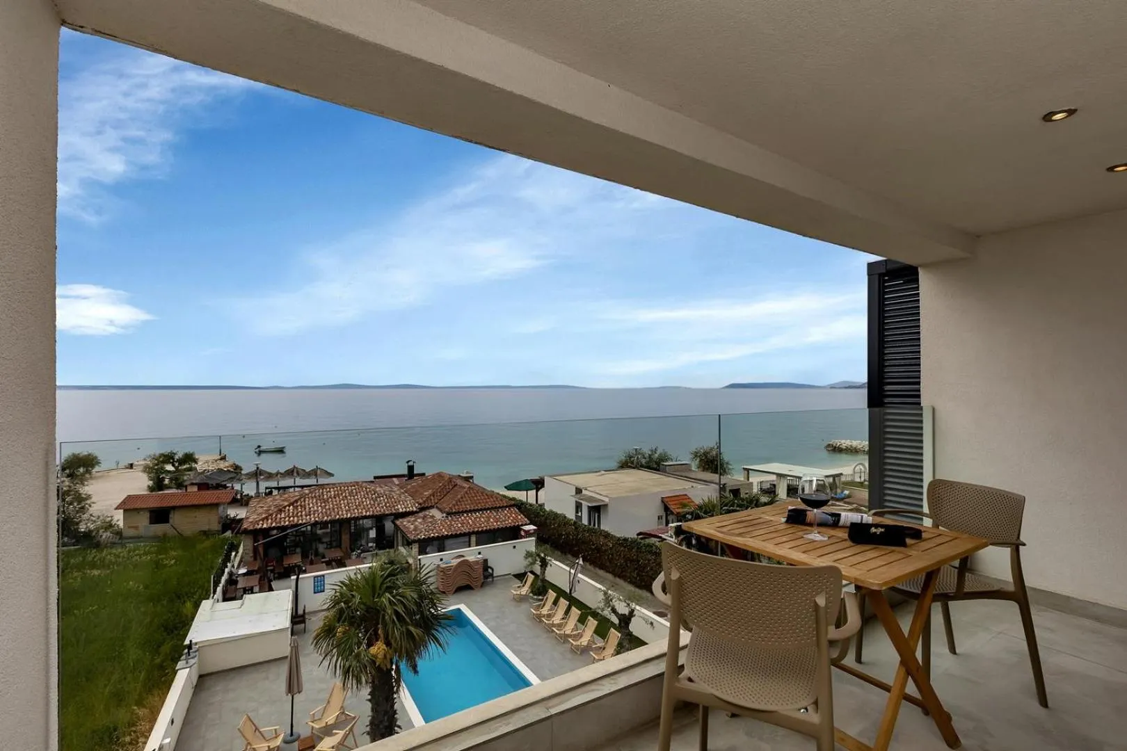 Sea view in Beach Hotel Božikovina