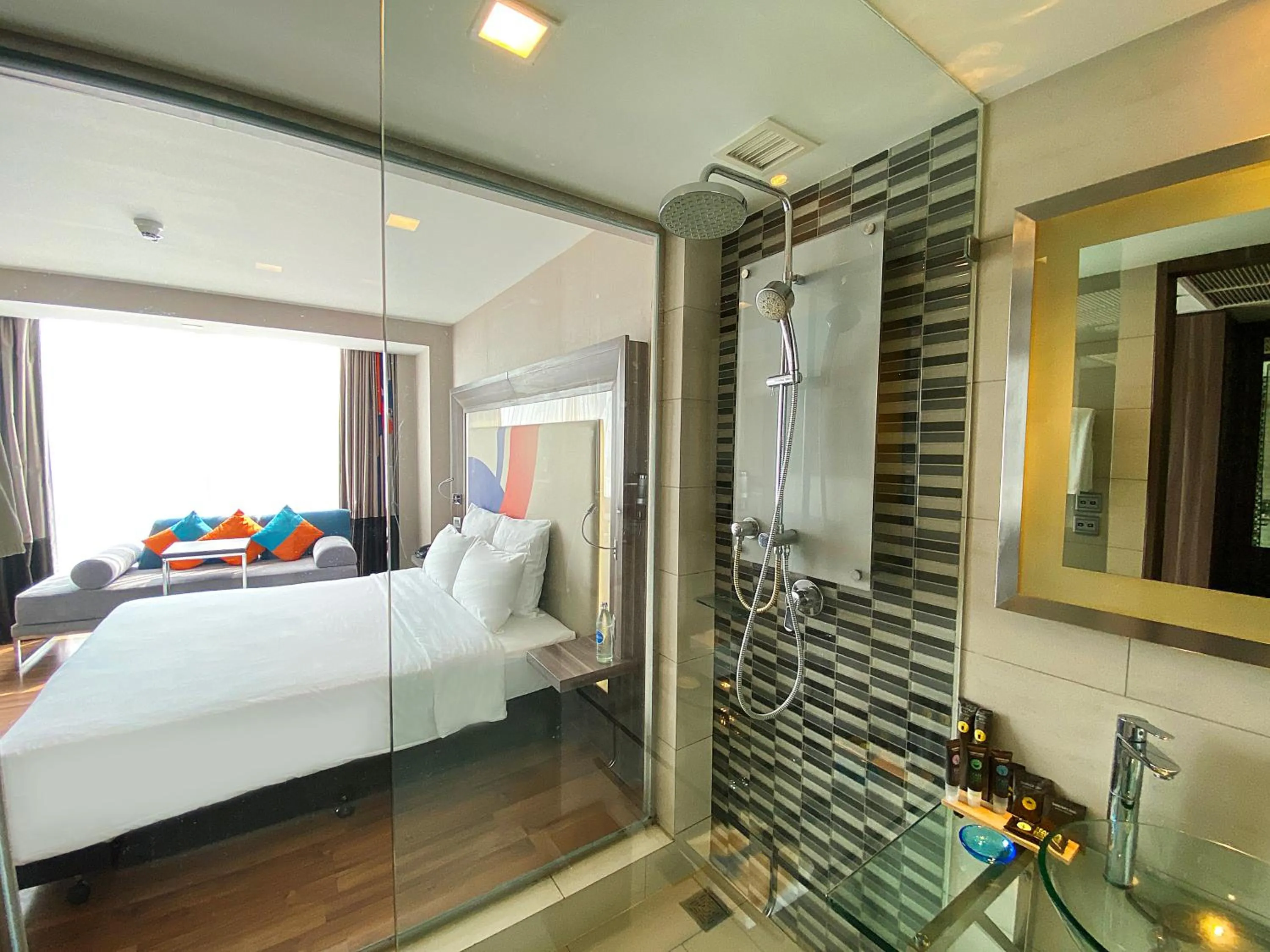 Bed in Novotel Bangkok IMPACT