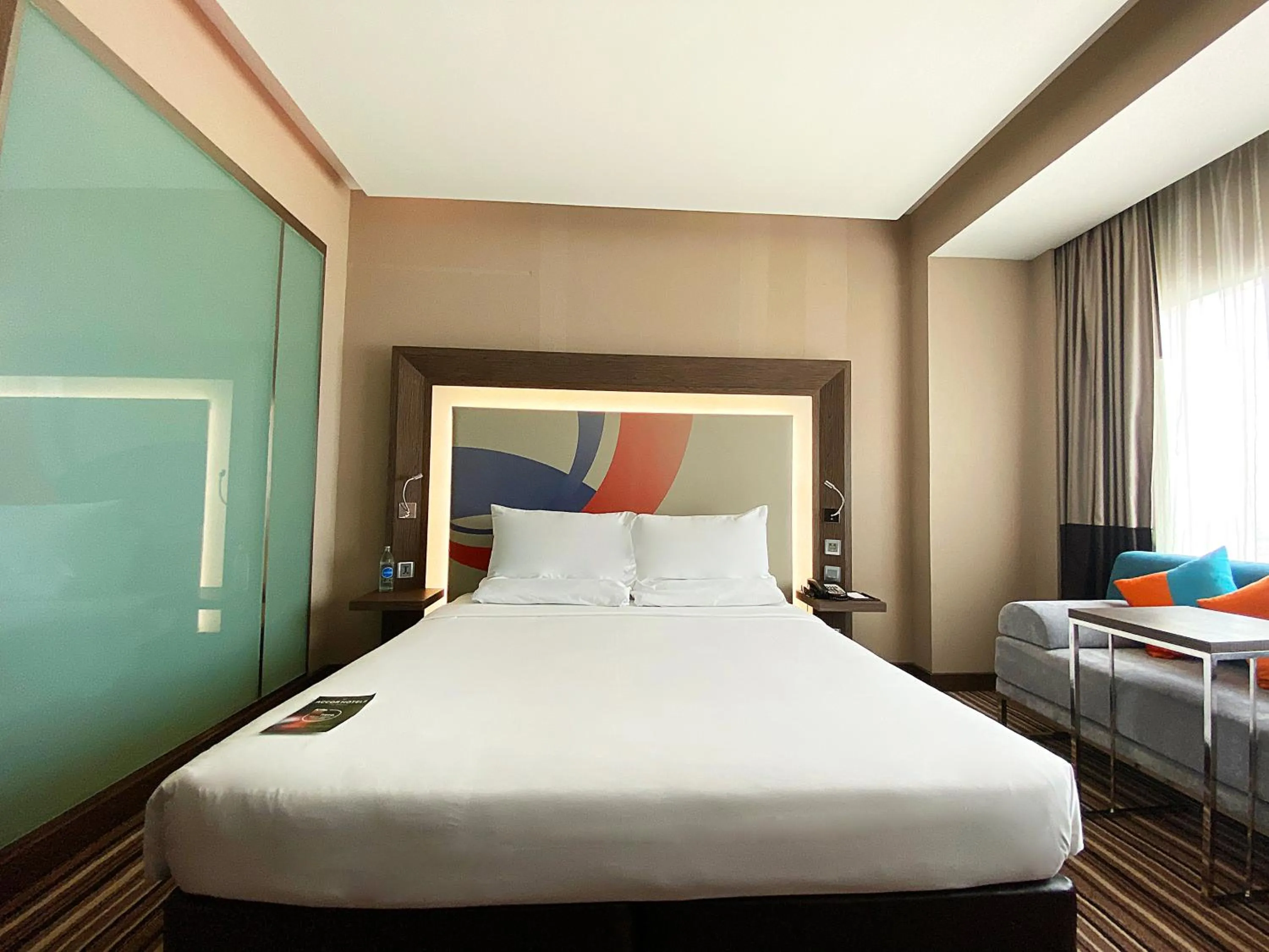 Bed in Novotel Bangkok IMPACT