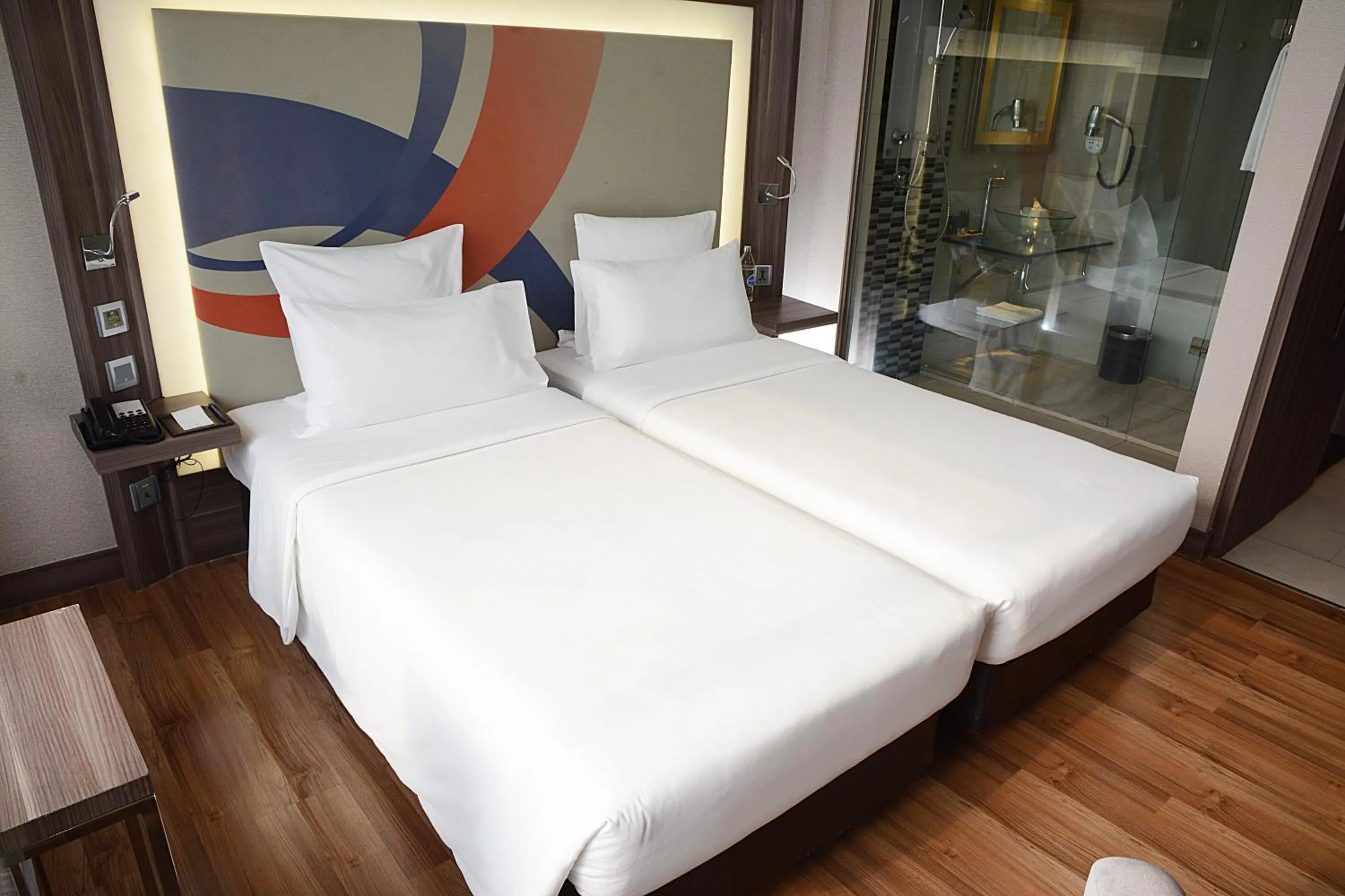 Bed in Novotel Bangkok IMPACT