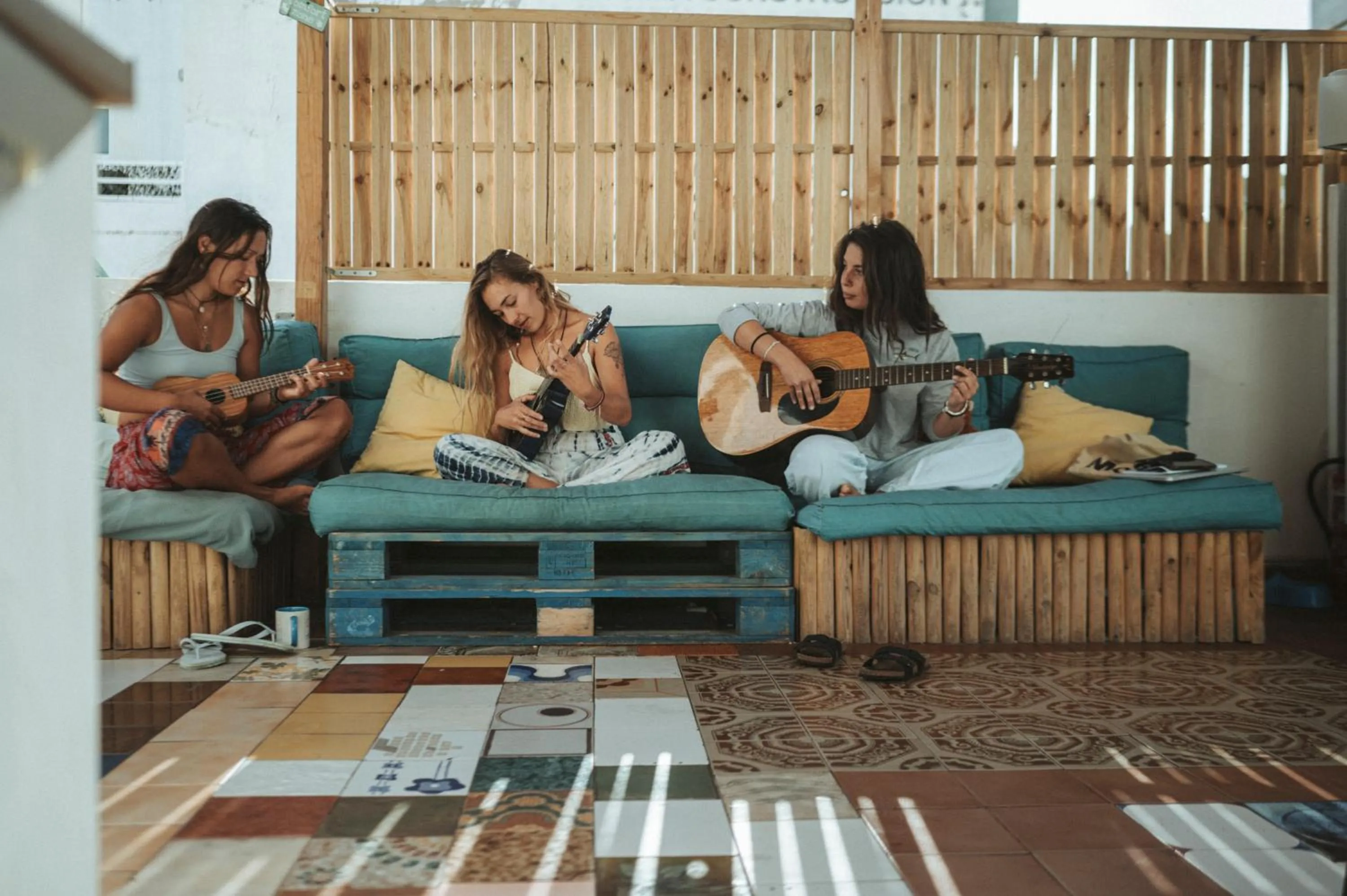 Balcony/Terrace in La Ventana Azul Surf Hostel