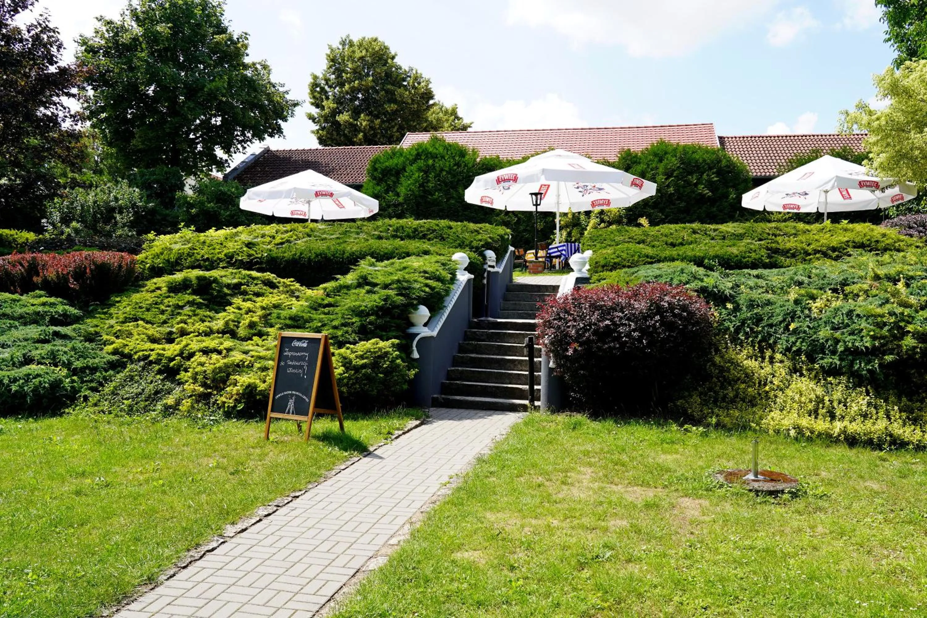 Garden in Hotel Adalbertus