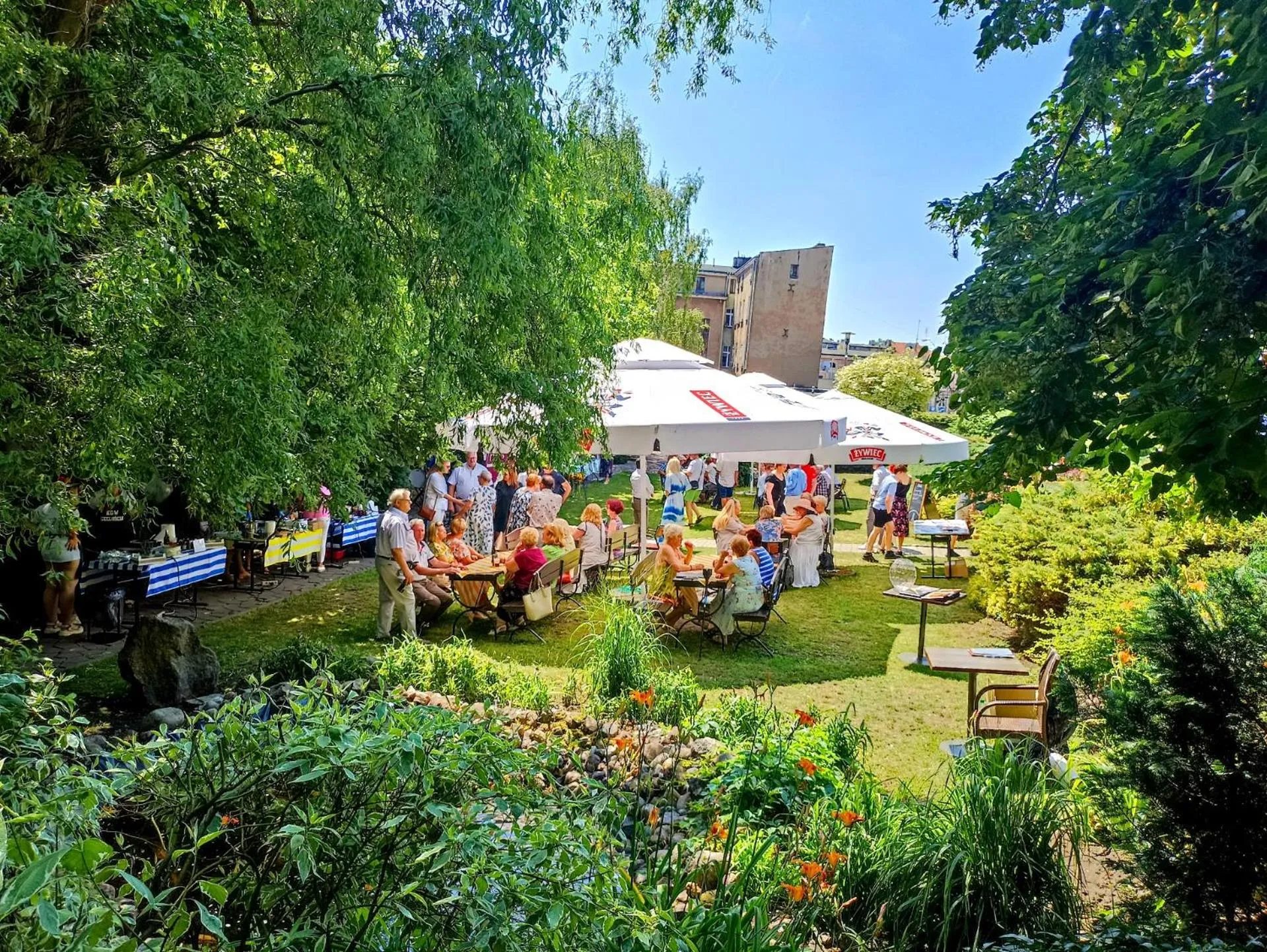 Garden in Hotel Adalbertus