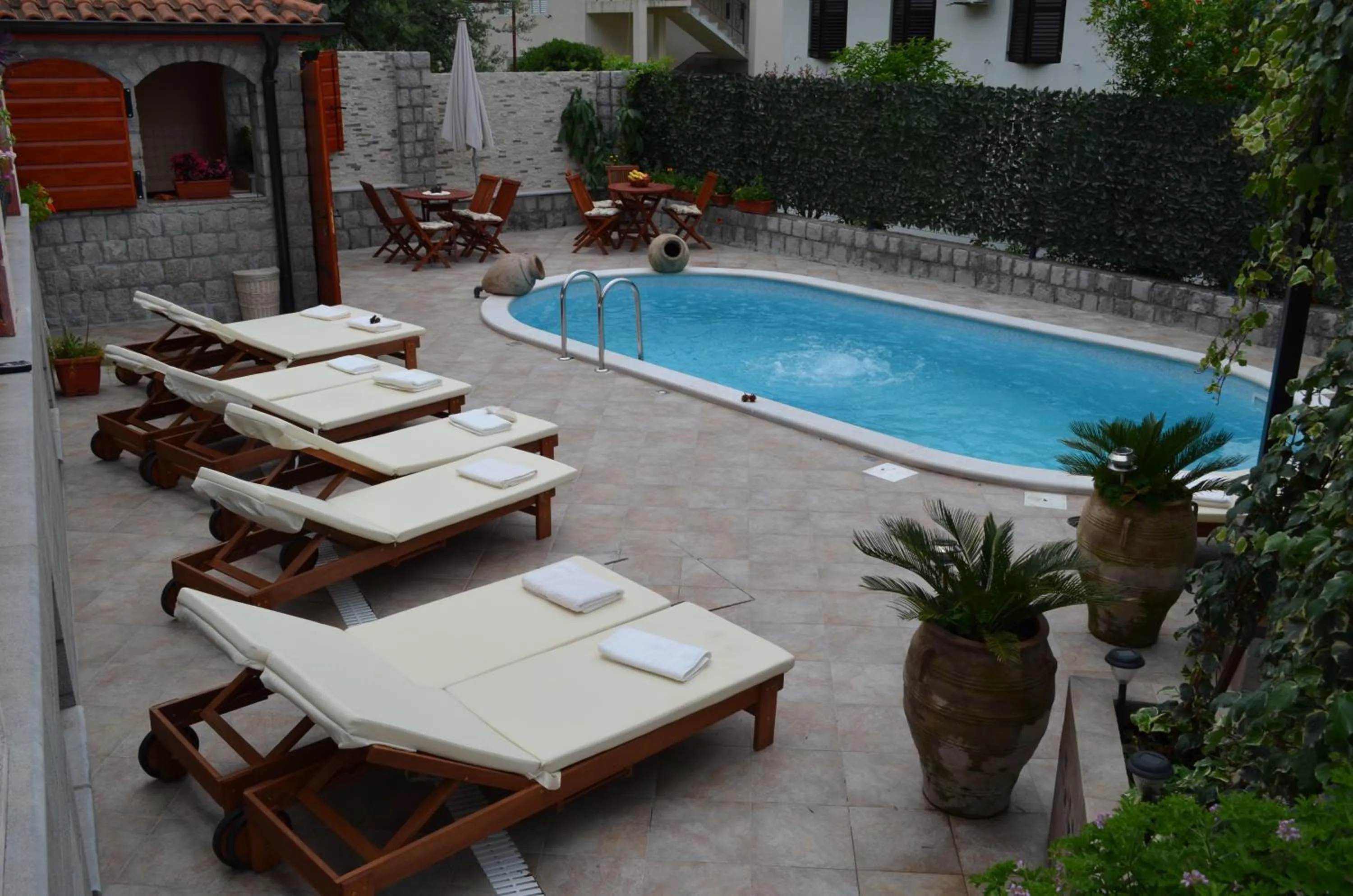 Swimming pool in Apartments Bogdanovic