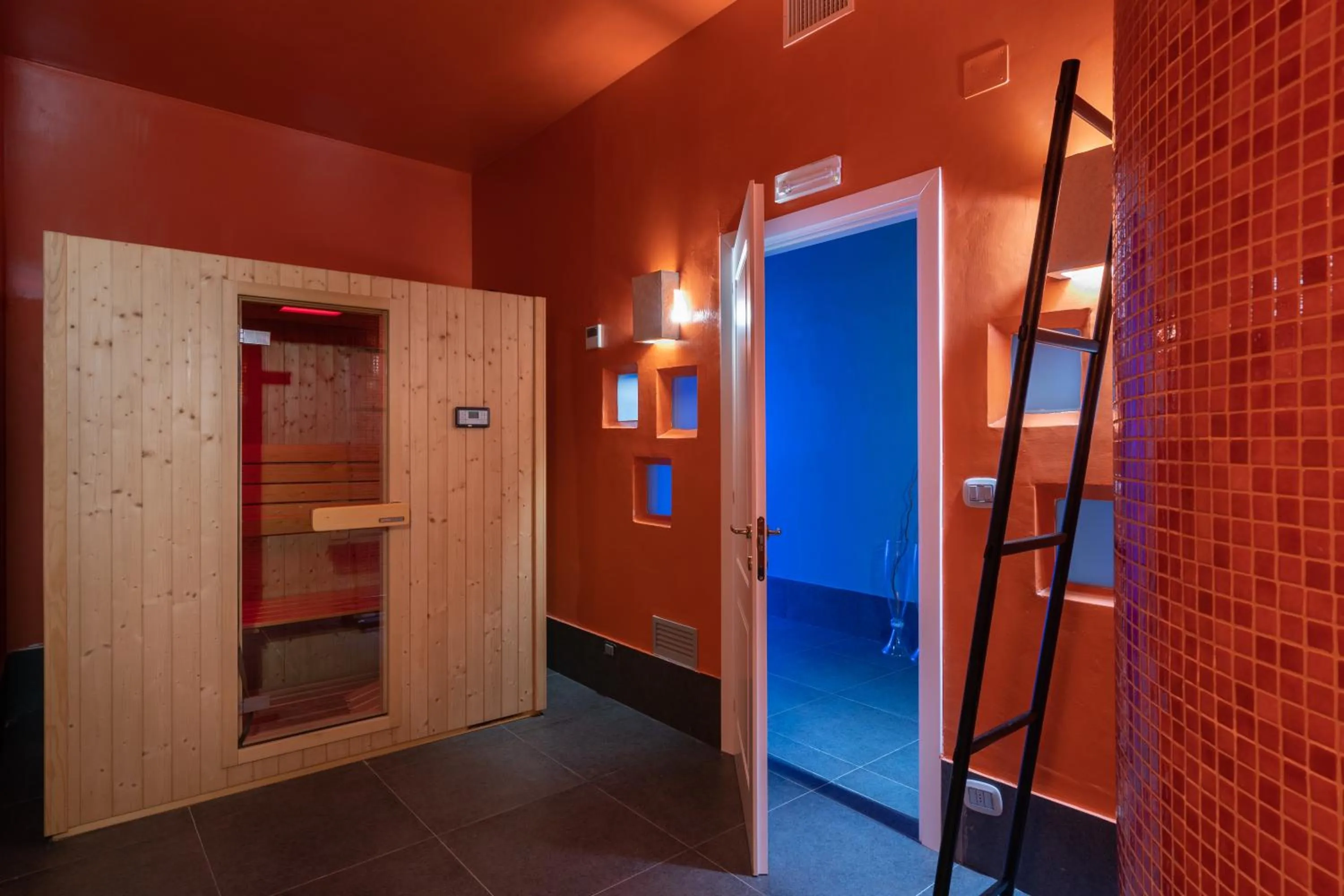 Sauna, Bed in La Locanda Del Carrubo