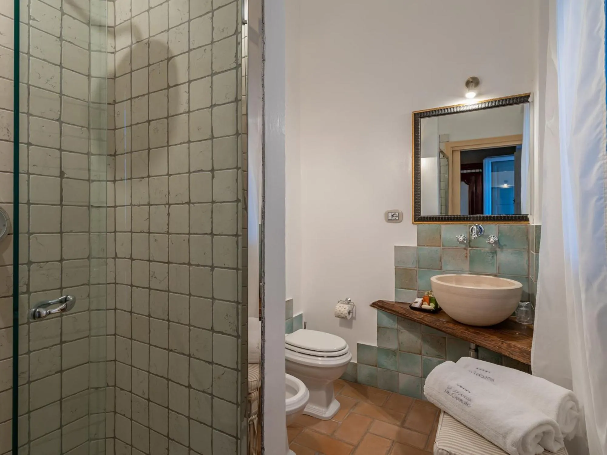 Bathroom in La Locanda Del Carrubo