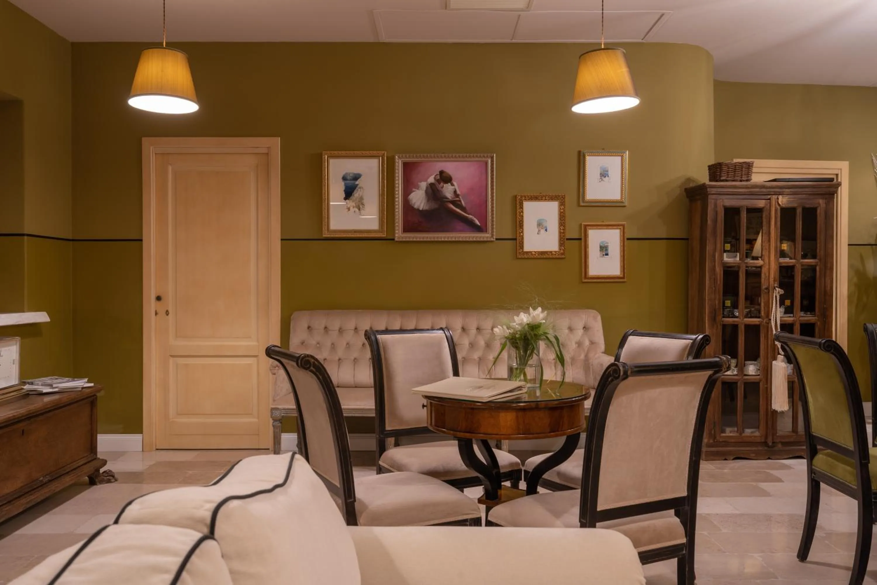 Lobby or reception in La Locanda Del Carrubo