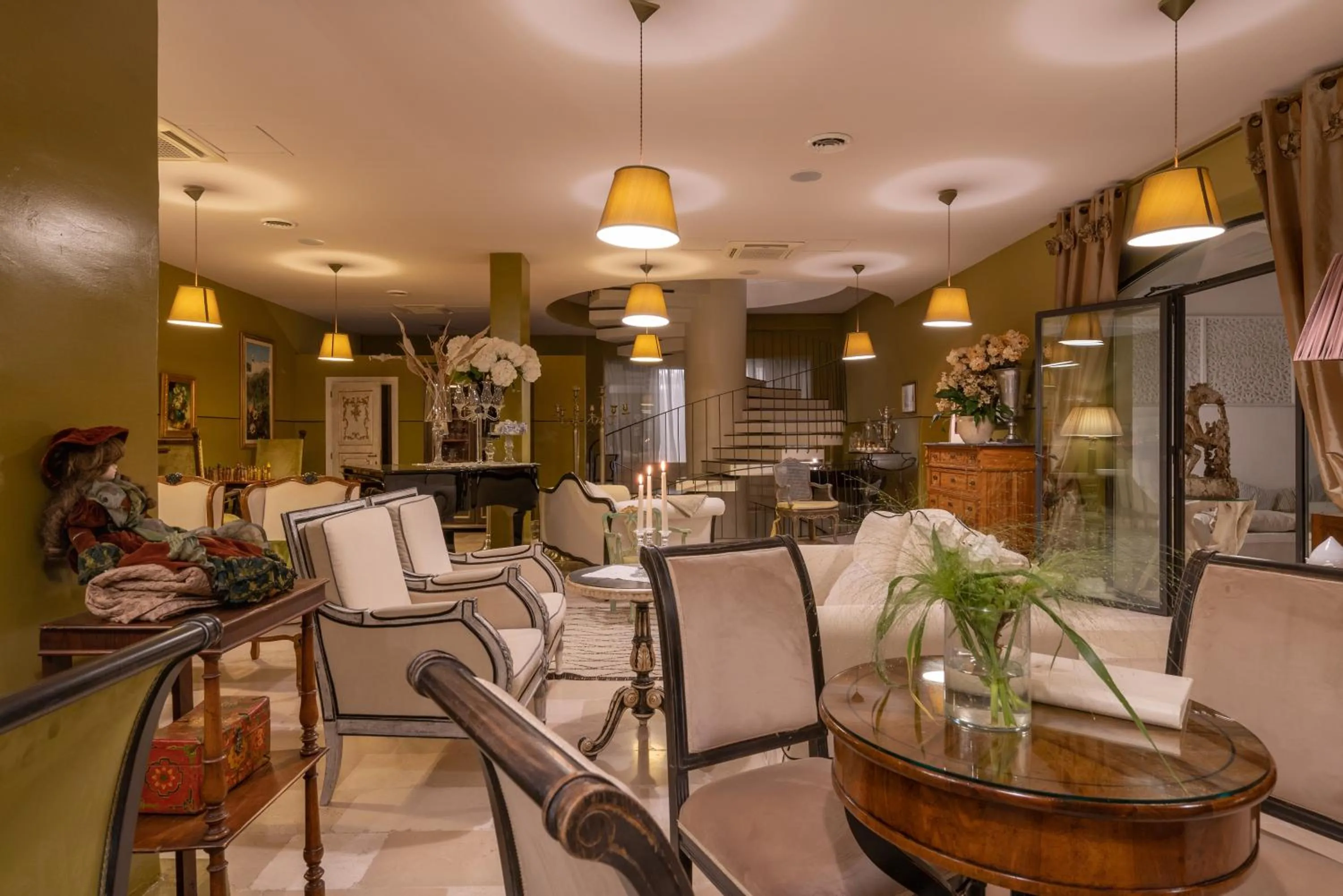 Lobby or reception in La Locanda Del Carrubo