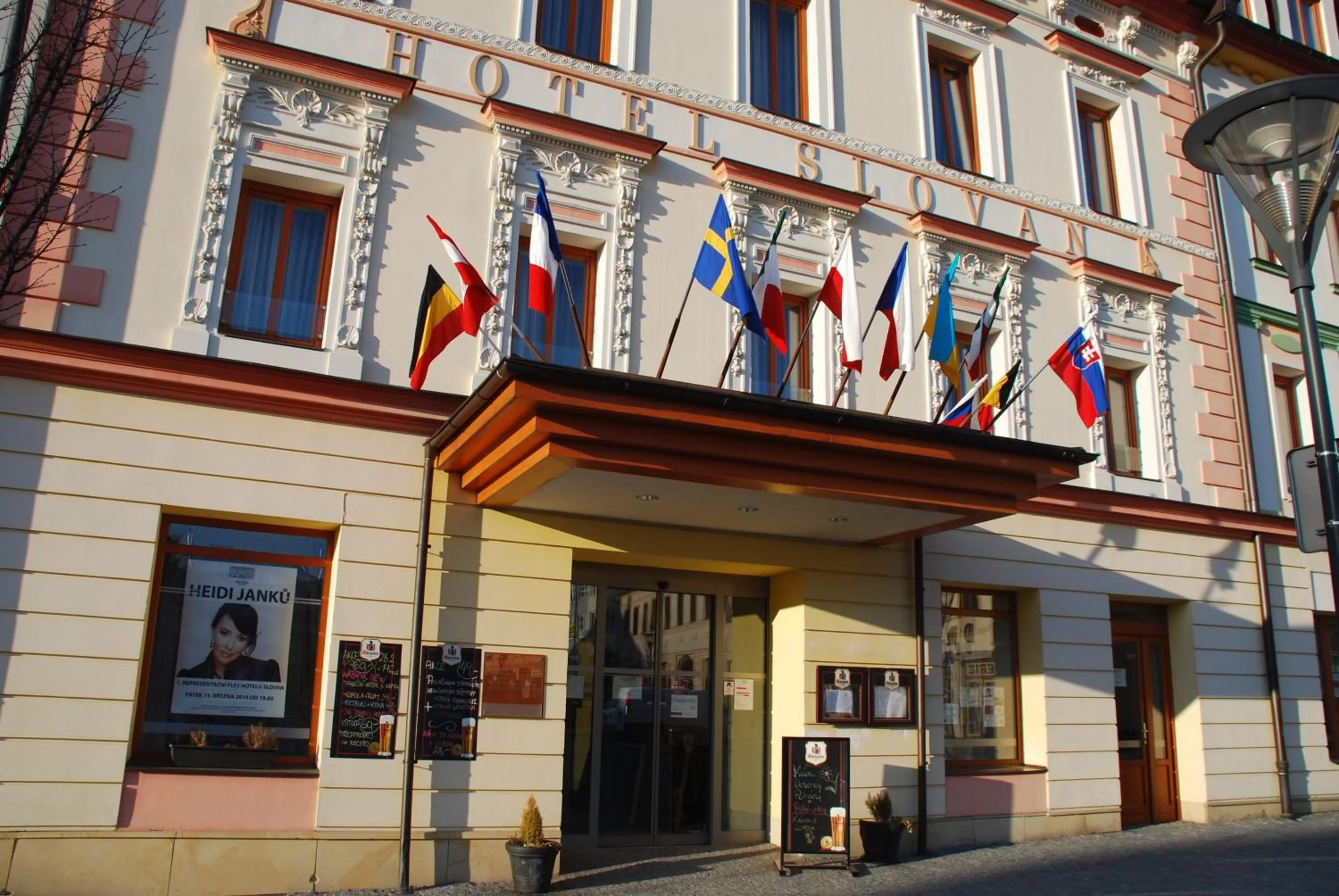 Facade/entrance in Hotel Slovan