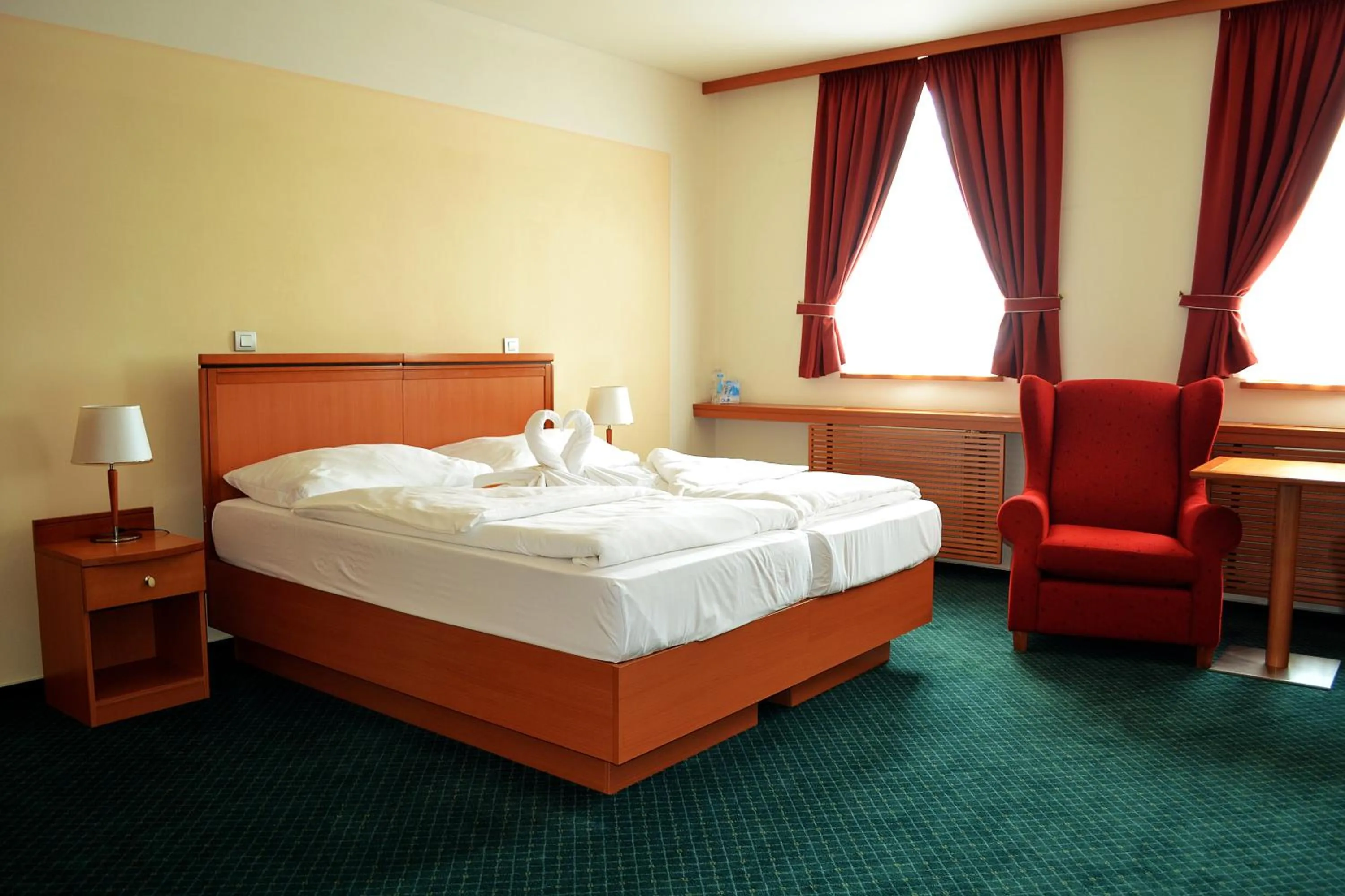 Bedroom in Hotel Slovan