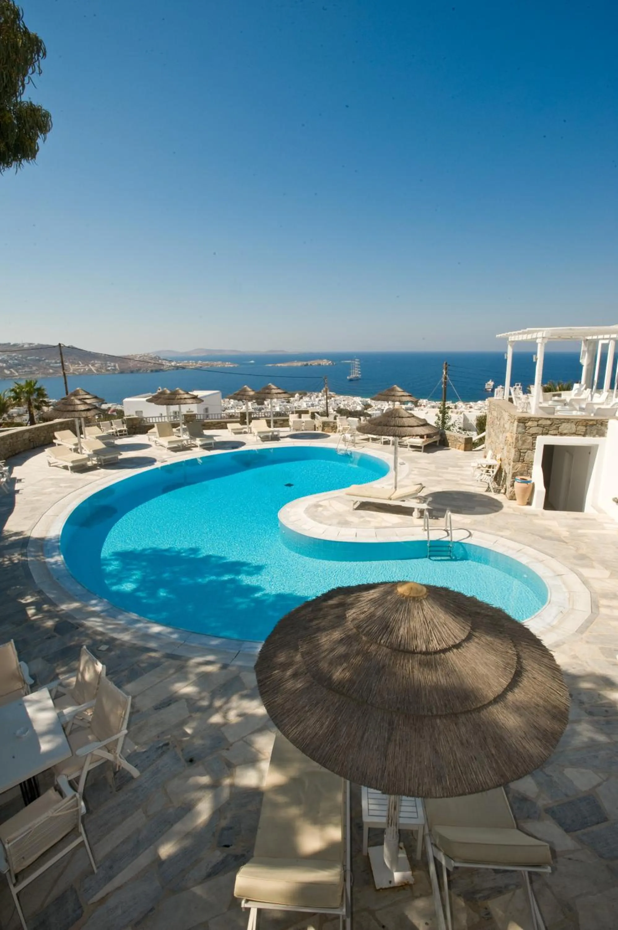 Swimming pool in Hermes Mykonos Hotel