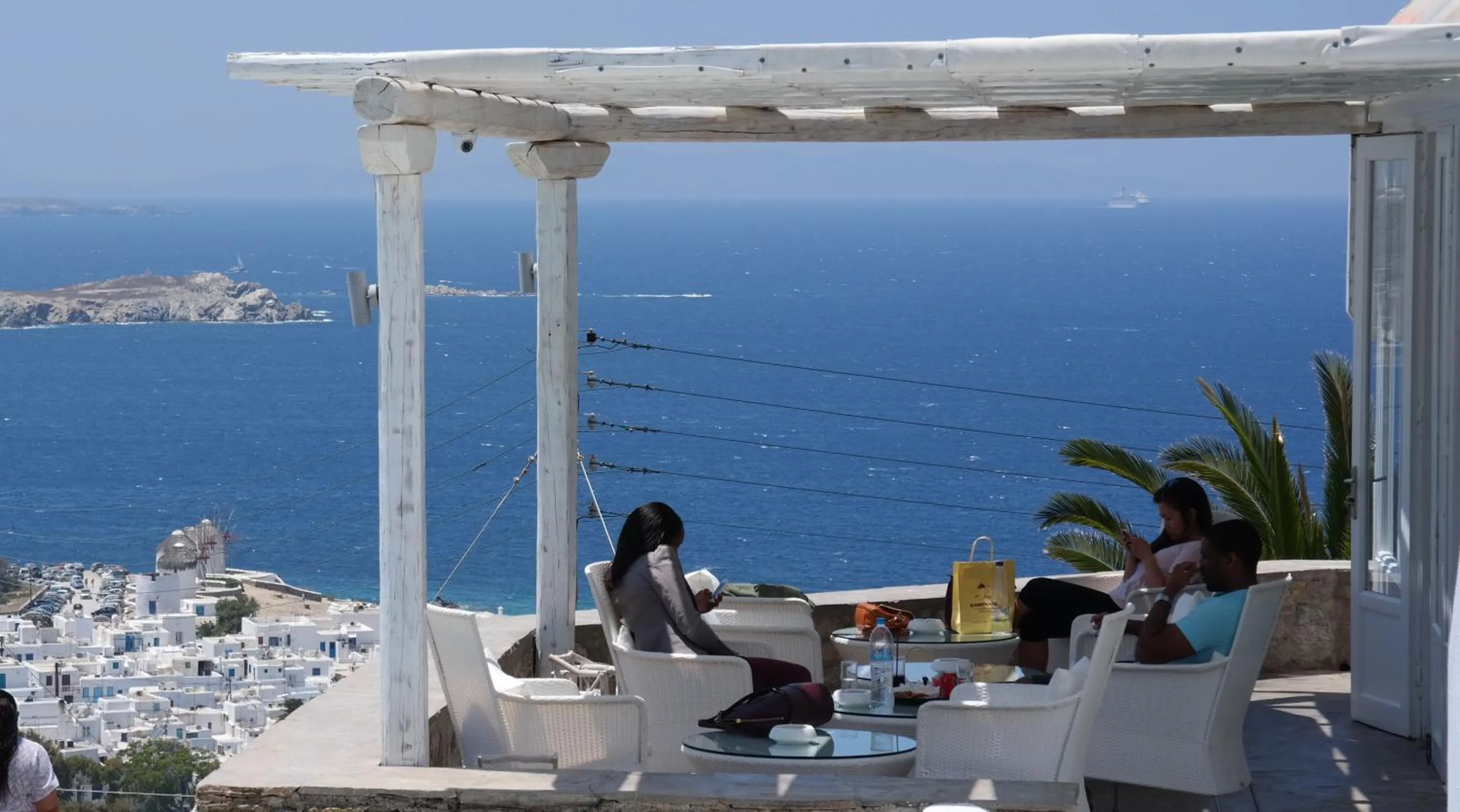 Balcony/Terrace in Hermes Mykonos Hotel