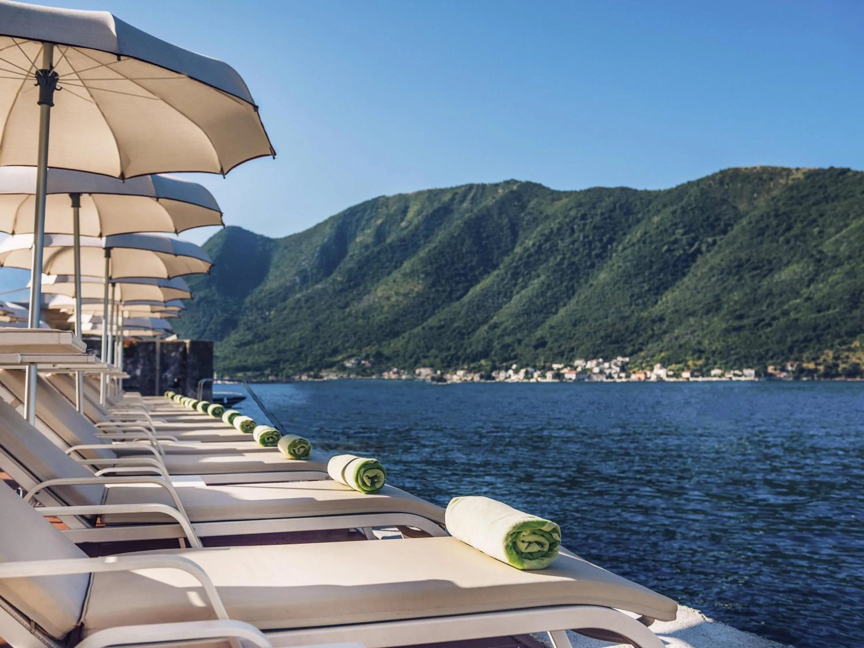 Pool view in Heritage Grand Perast By Rixos