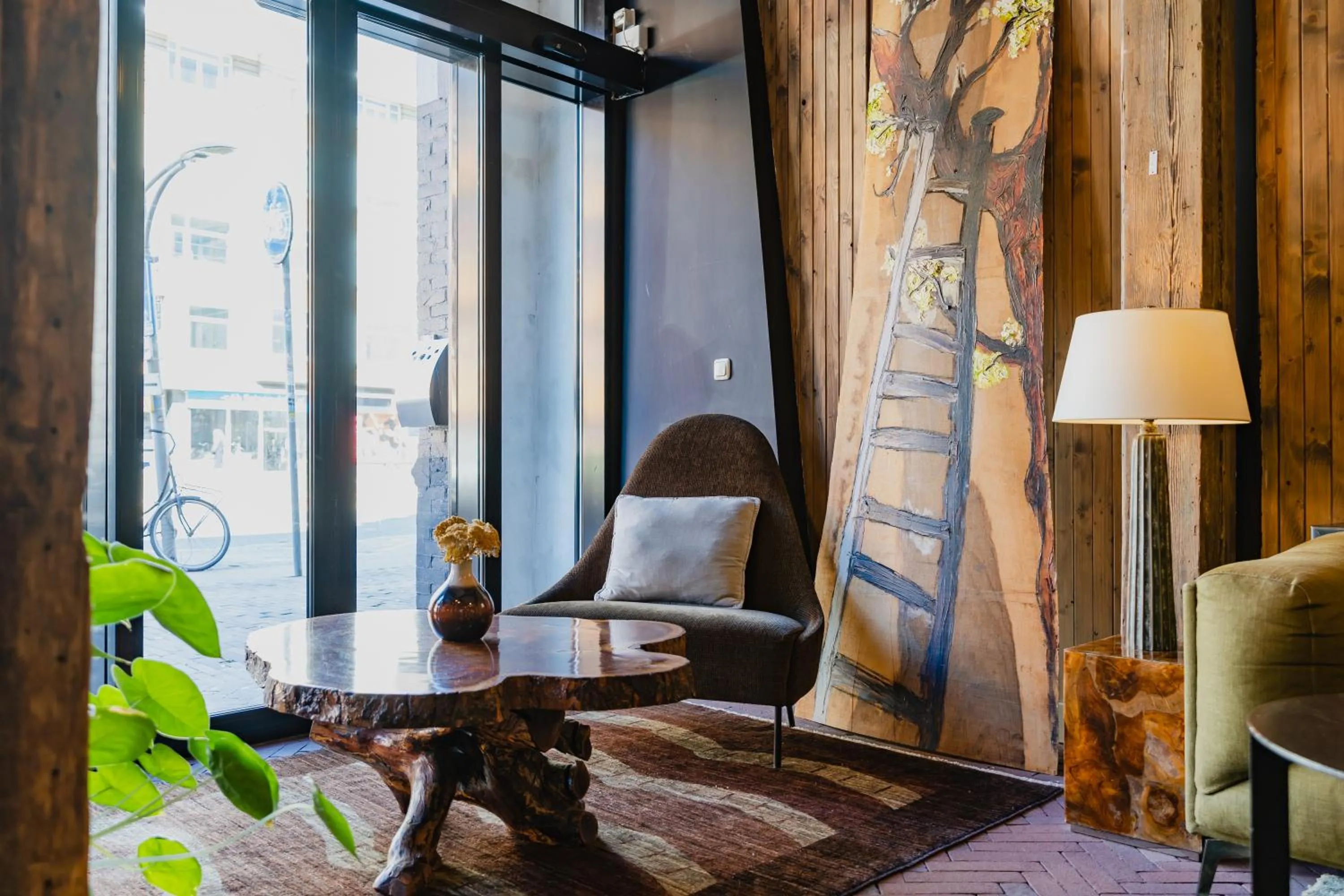 Lobby or reception in Hotel van de Vijsel