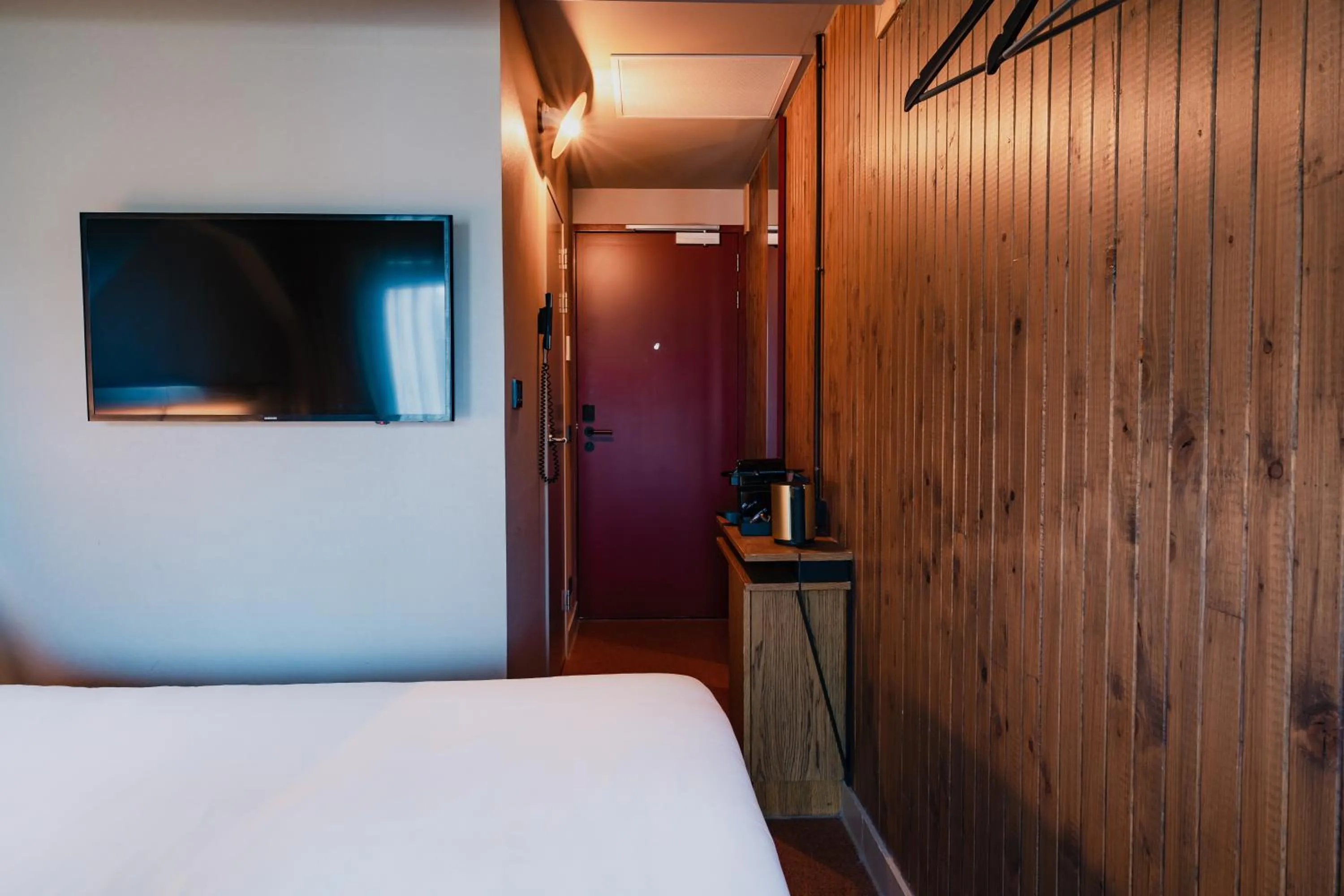 TV and multimedia, Bed in Hotel van de Vijsel