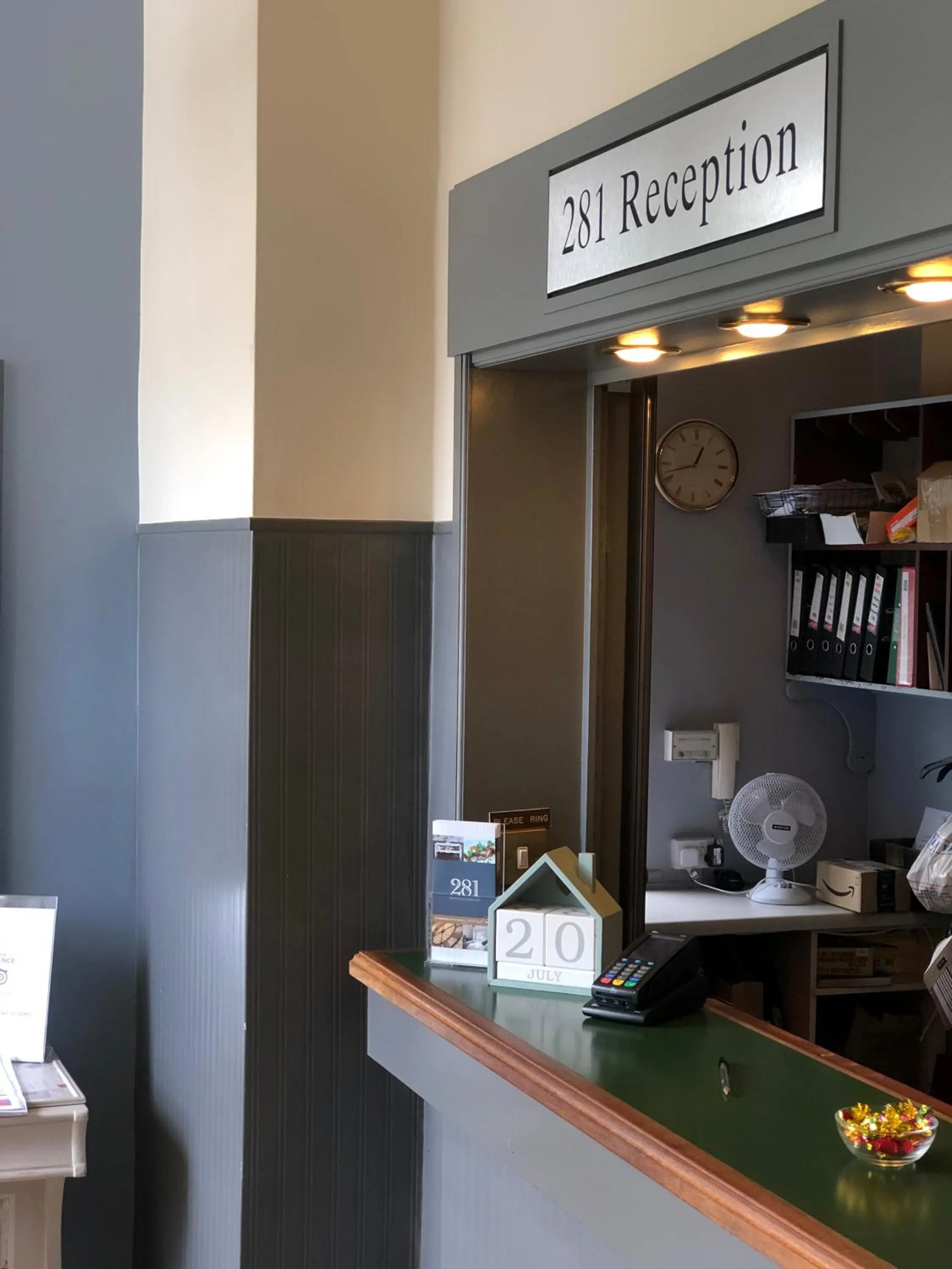 Communal lounge/ TV room in 281 Hotel & Restaurant