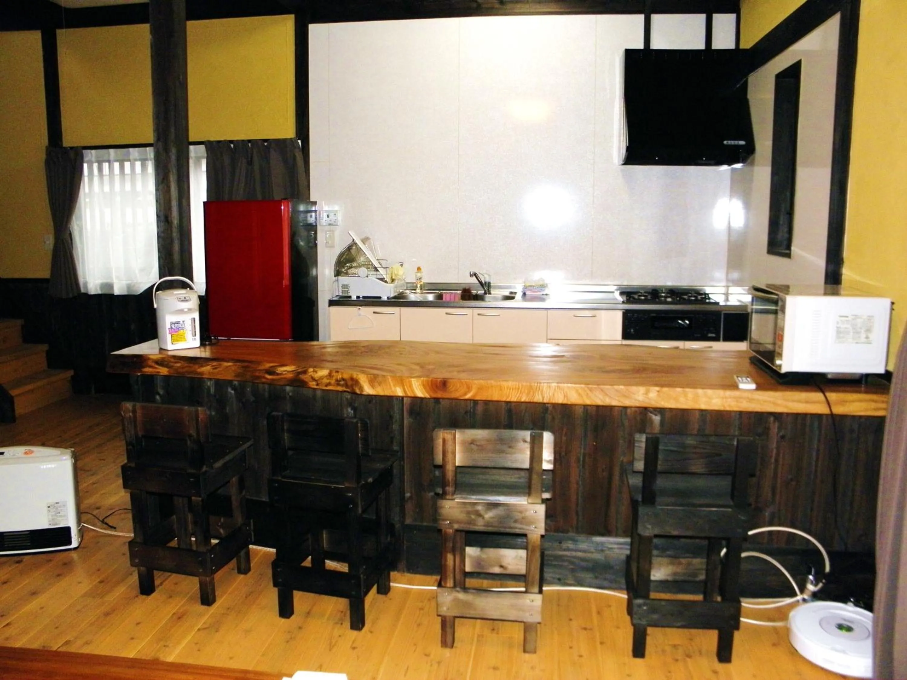 Kitchen or kitchenette in Kurokawa Mori no Cottage