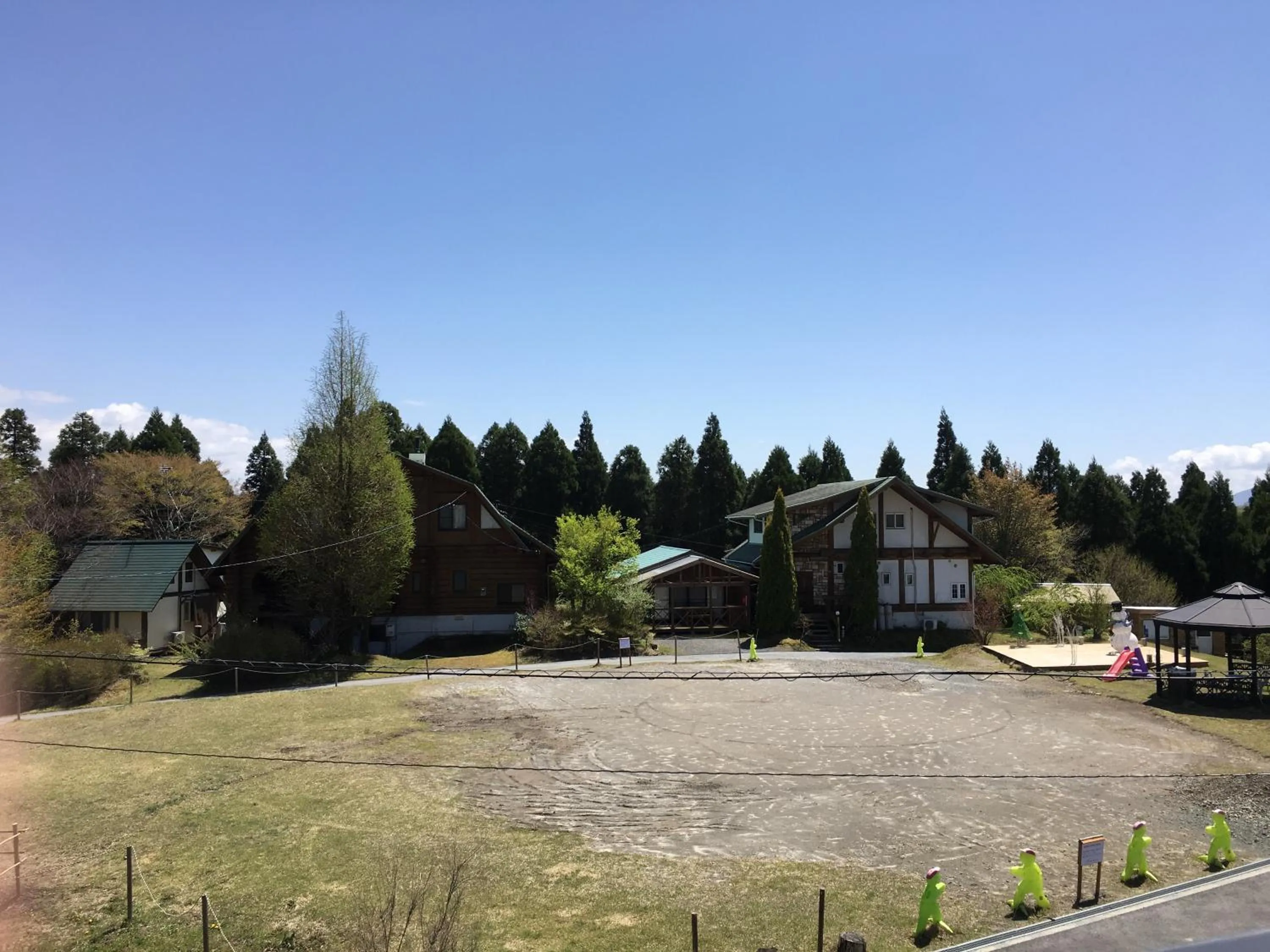 Garden view in Kurokawa Mori no Cottage