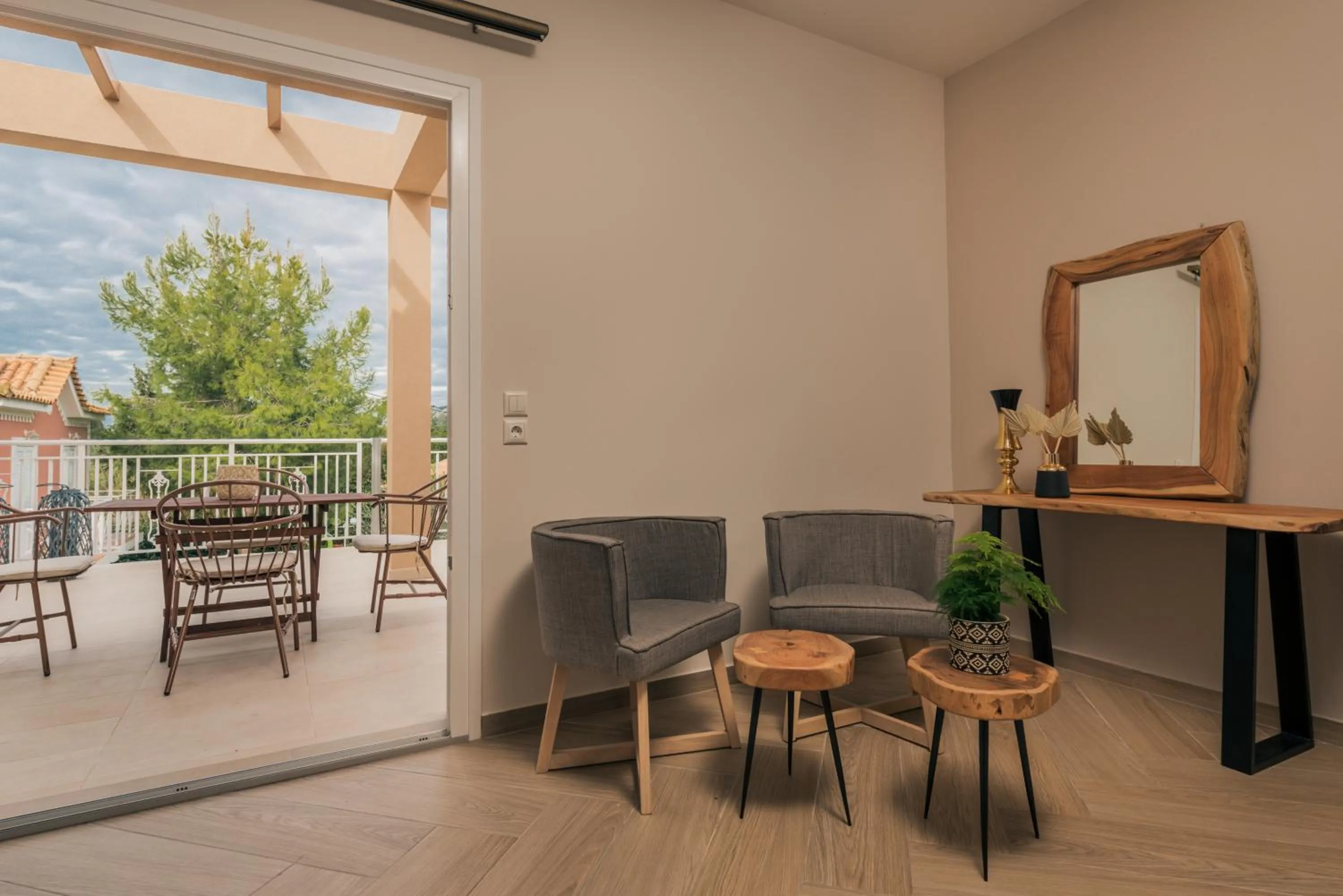 Seating area in Aeolos Boutique Hotel & Suites