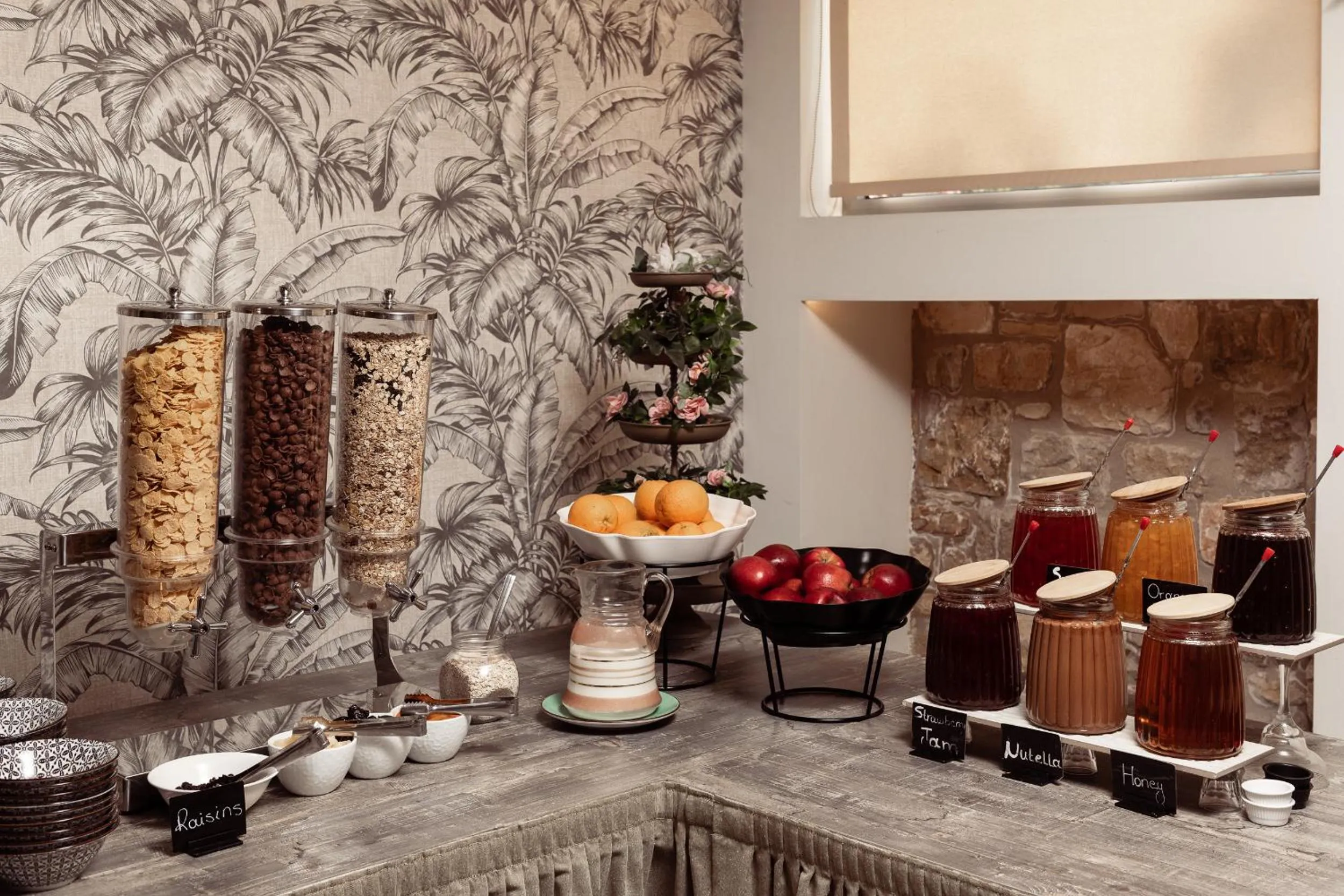 Buffet breakfast in Aeolos Boutique Hotel & Suites