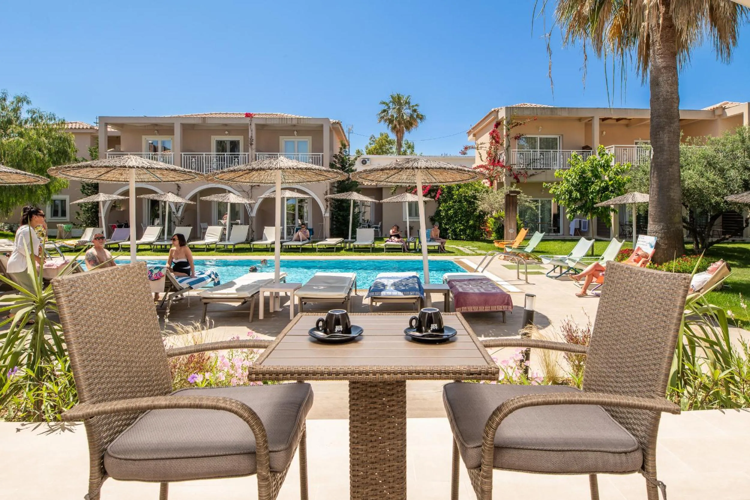 Garden view in Aeolos Boutique Hotel & Suites