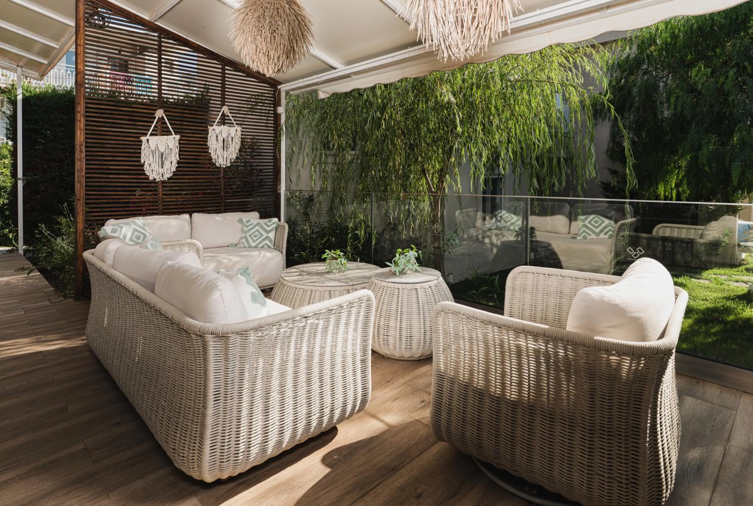 Patio in Aeolos Boutique Hotel & Suites