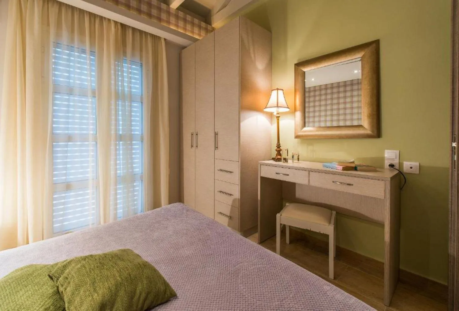 Decorative detail, Bed in Aeolos Boutique Hotel & Suites