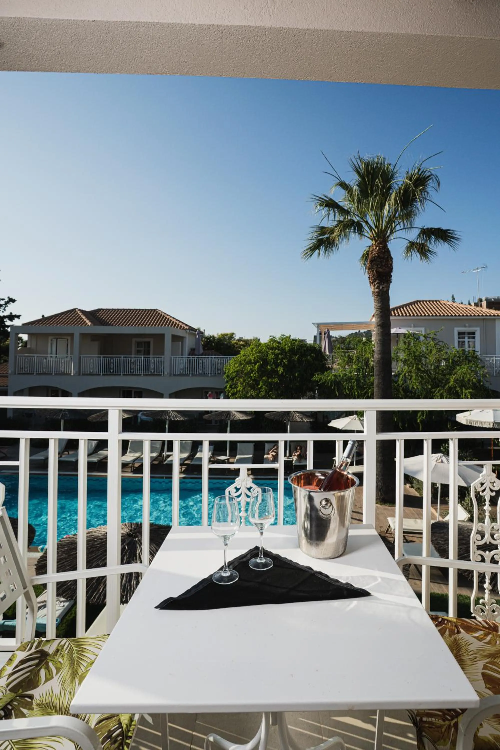 Balcony/Terrace in Aeolos Boutique Hotel & Suites