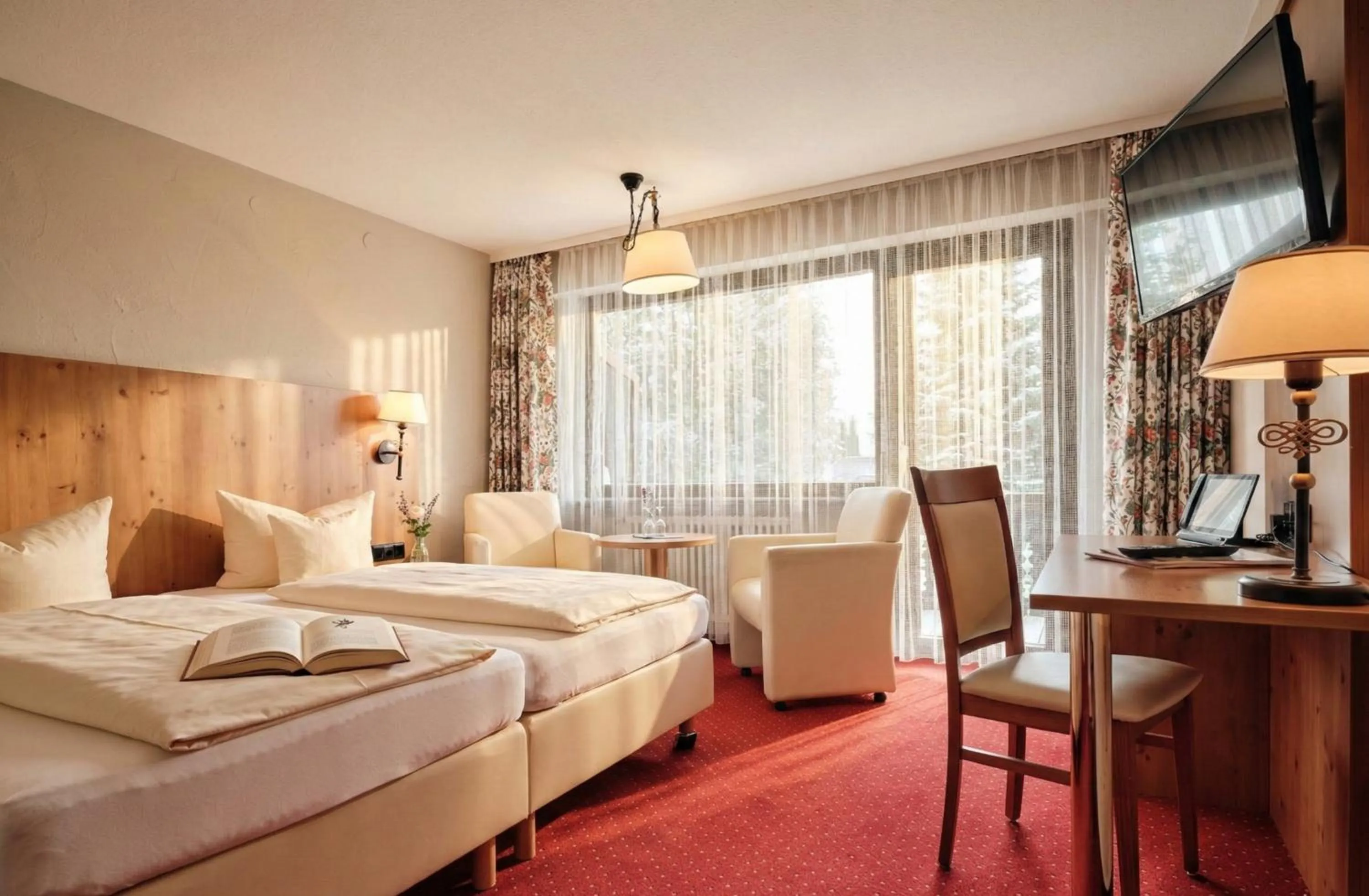 Bedroom, Bed in Hotel Hochfirst